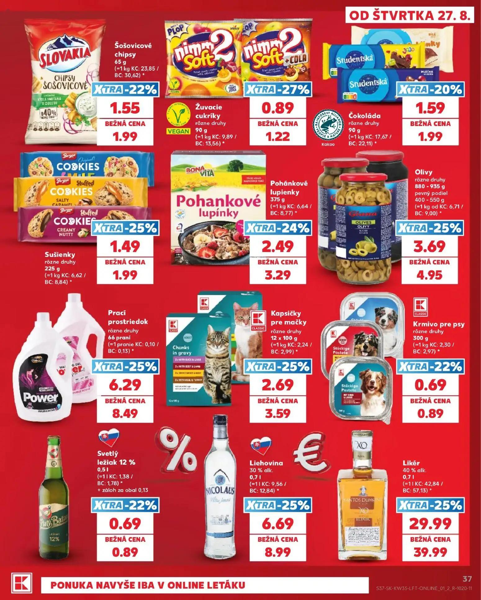 Kaufland leták, strana 37 z 76 — Šošovicové chipsy