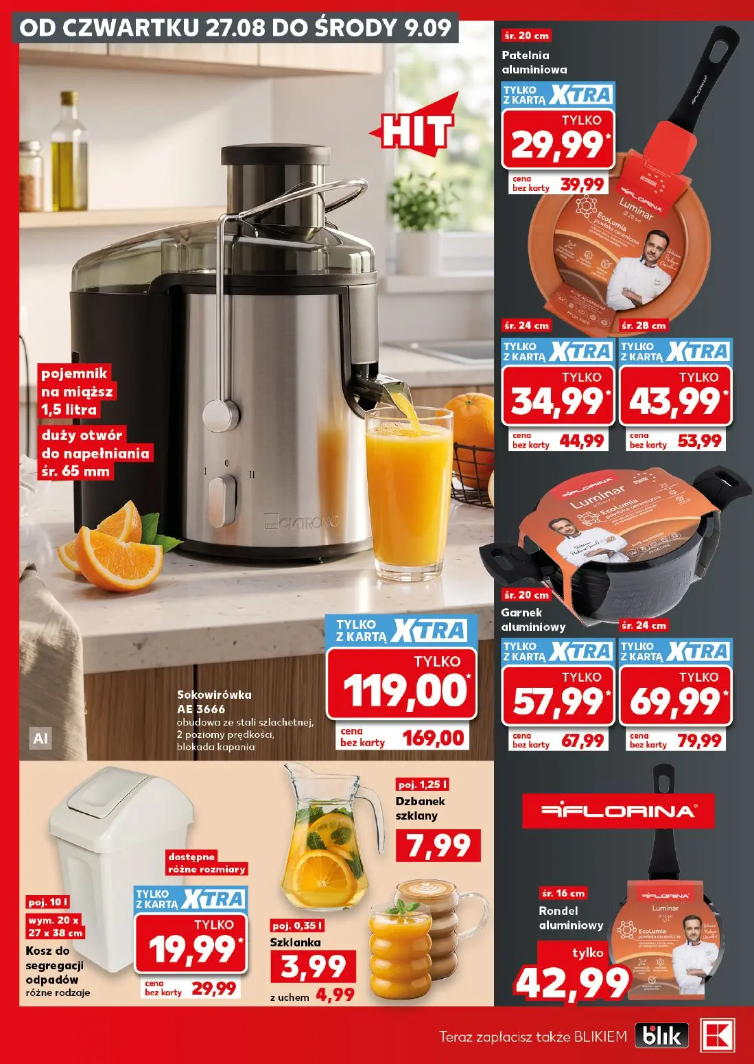 Kaufland gazetka, strona 6 z 18 — Patelnia aluminiowa, Patelnia aluminiowa, Patelnia aluminiowa