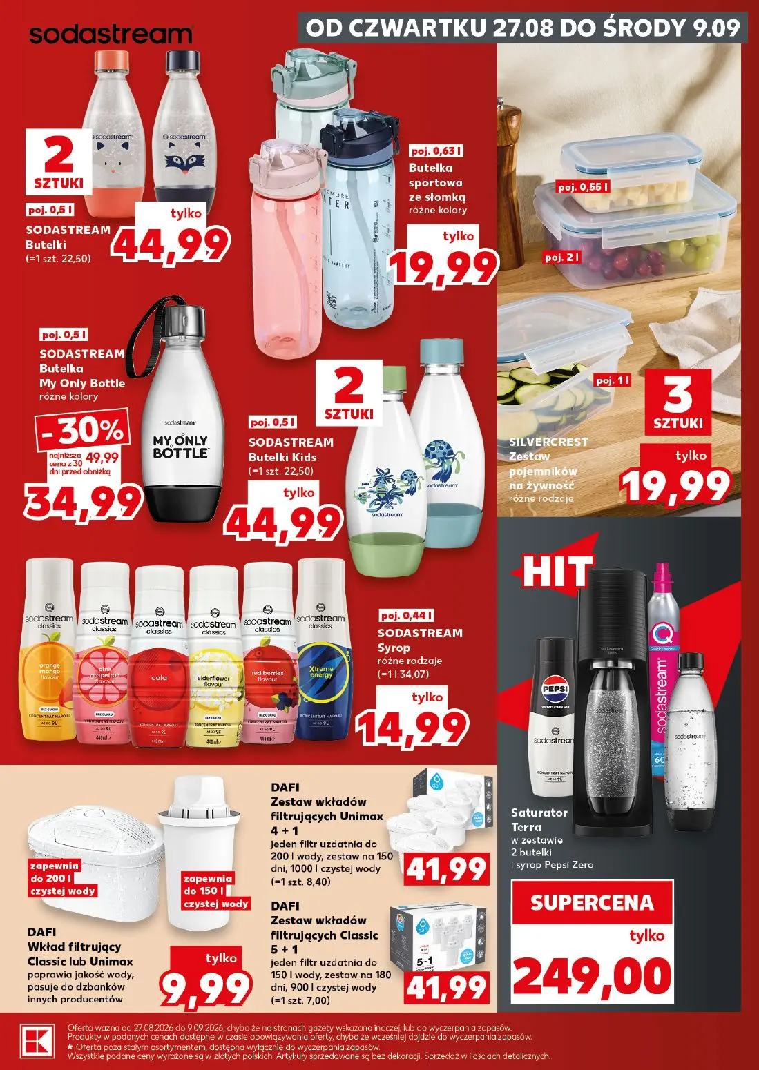 Kaufland gazetka, strona 7 z 18 — SODASTREAM Butelka My Only Bottle, SODASTREAM Butelki, Butelka sportowa ze słomką