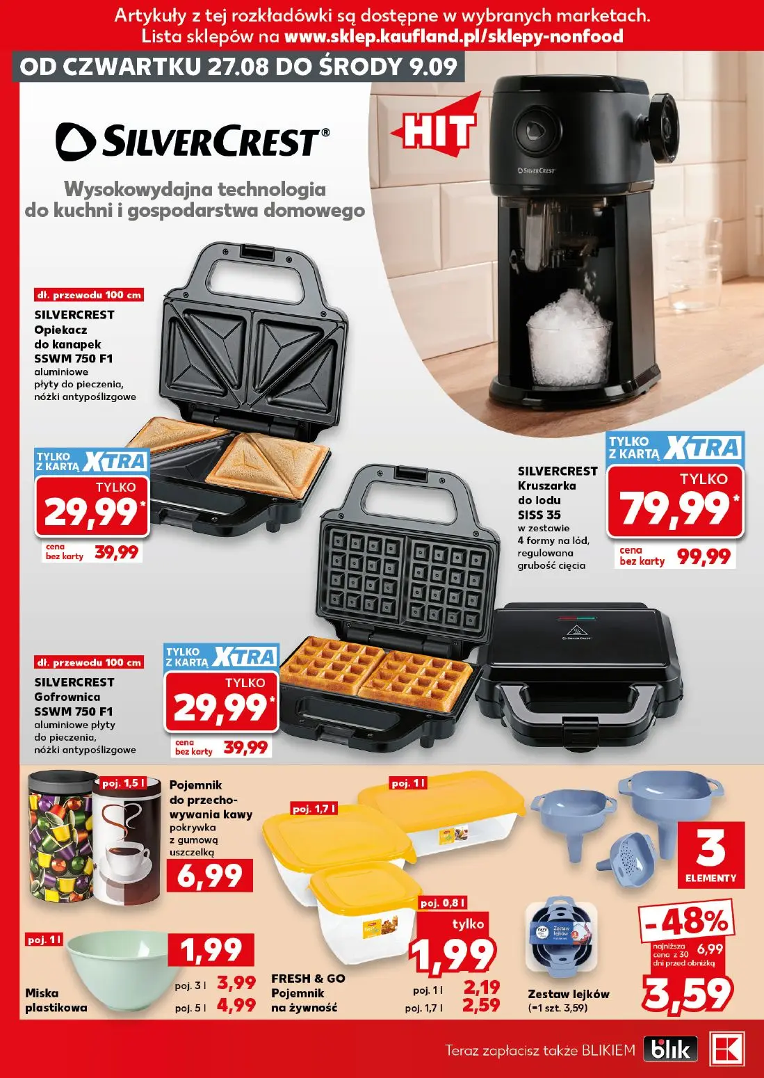 Kaufland gazetka, strona 8 z 18 — SILVERCREST Opiekacz do kanapek SSWM 750 F1 aluminiowe płyty do pieczenia, nóżki antypośli…