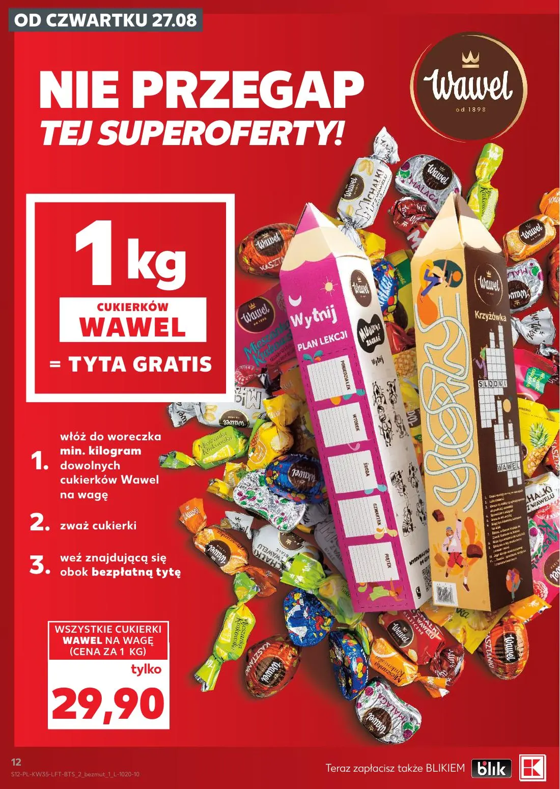 Kaufland gazetka, strona 12 z 66 — Cukierków Wawel