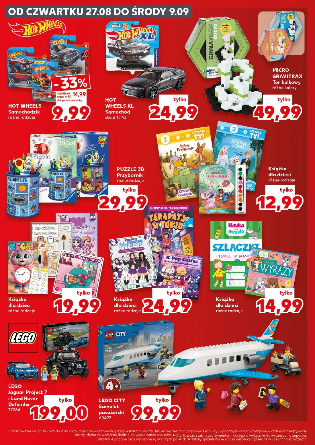 Kaufland gazetka, strona 18 z 18 — HOT WHEELS Samochodzik, HOT WHEELS XL Samochód skala 1:43, MICRO GRAVITRAX Tor kulkowy