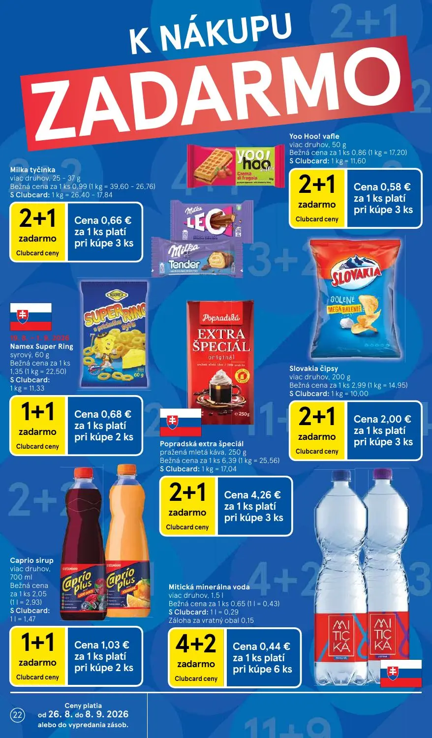 Tesco leták, strana 22 z 58 — Popradská extra špeciál pražená mletá káva