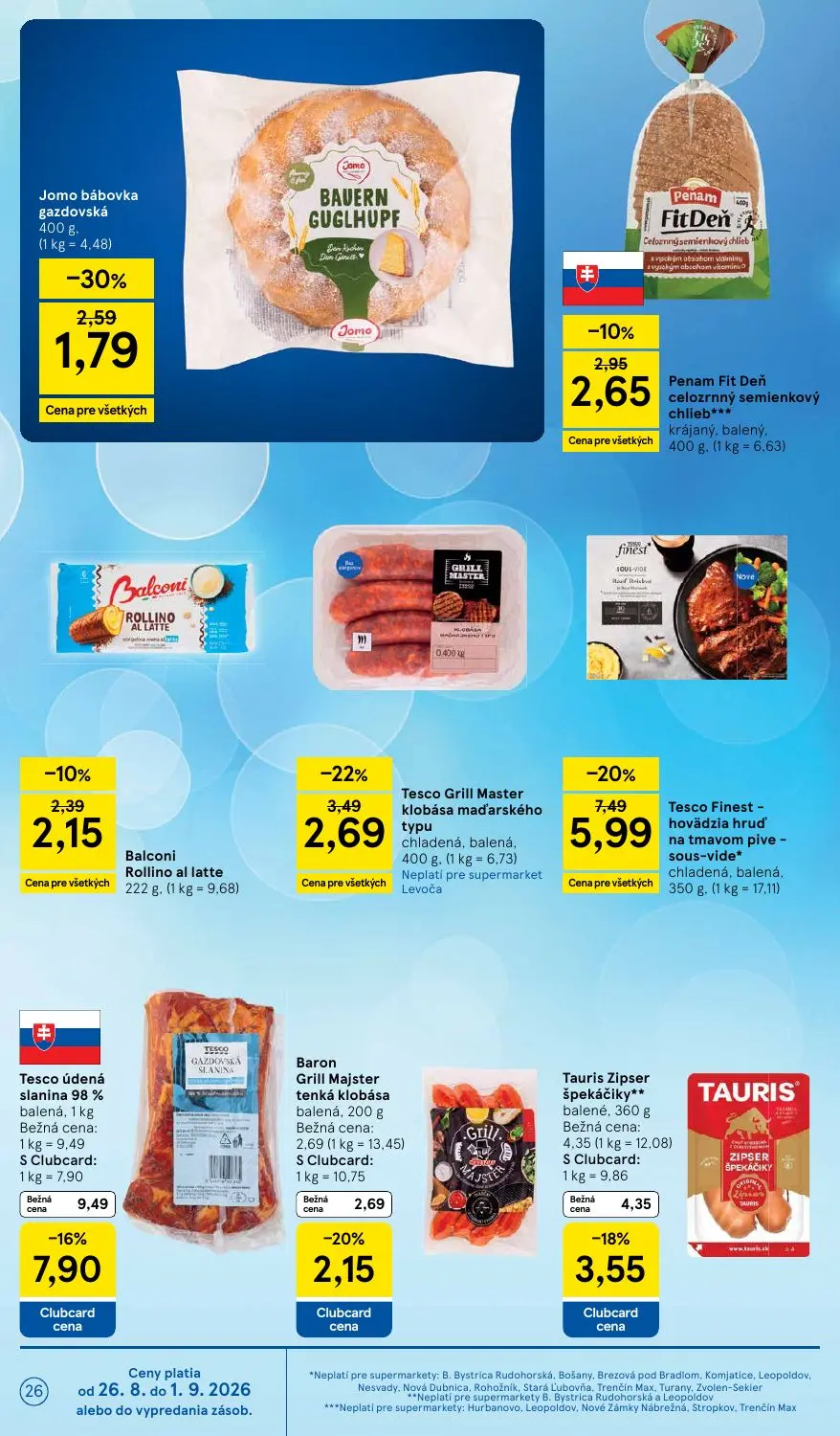 Tesco Supermarket leták, strana 26 z 38