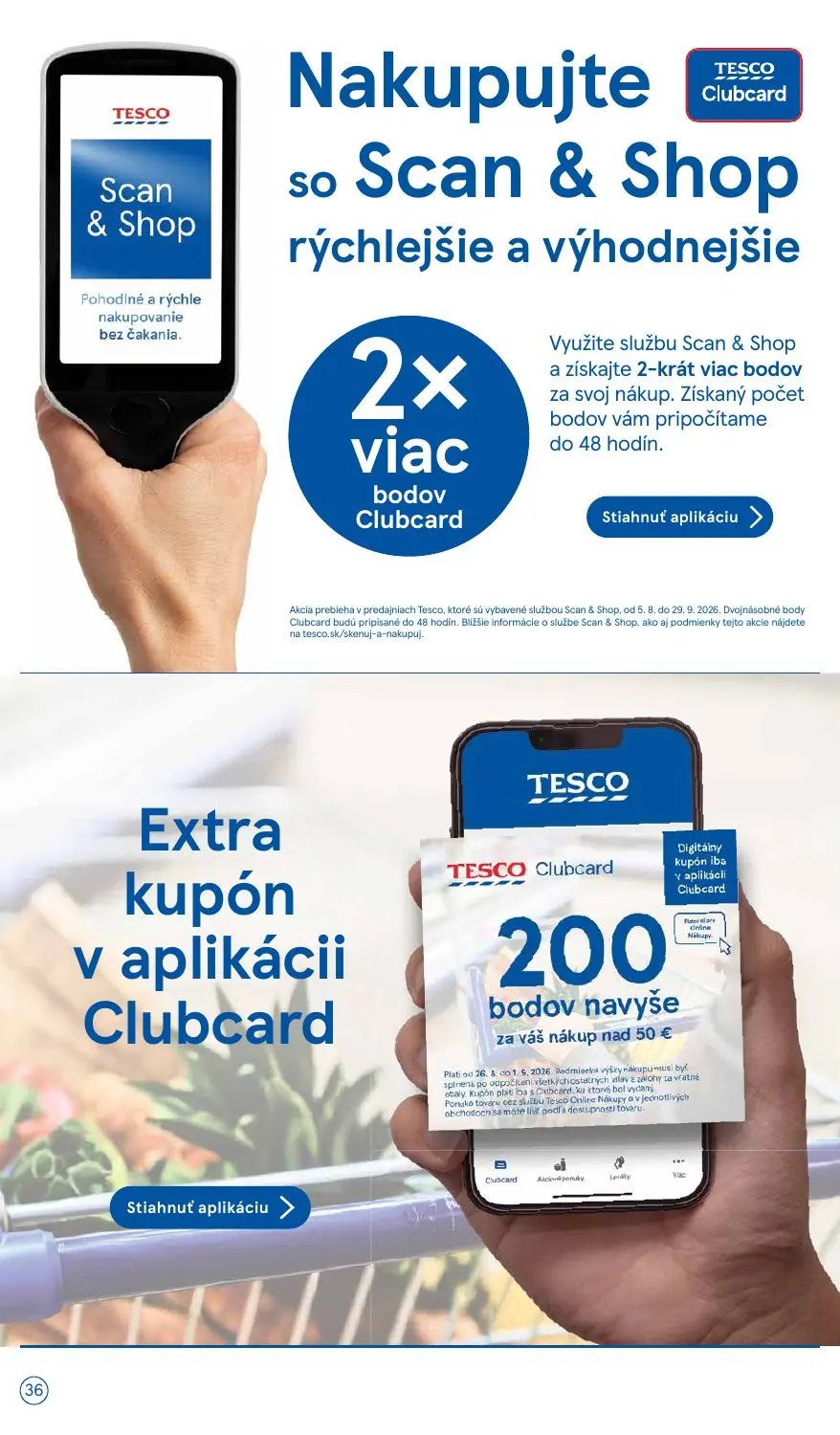 Tesco Supermarket leták, strana 36 z 38