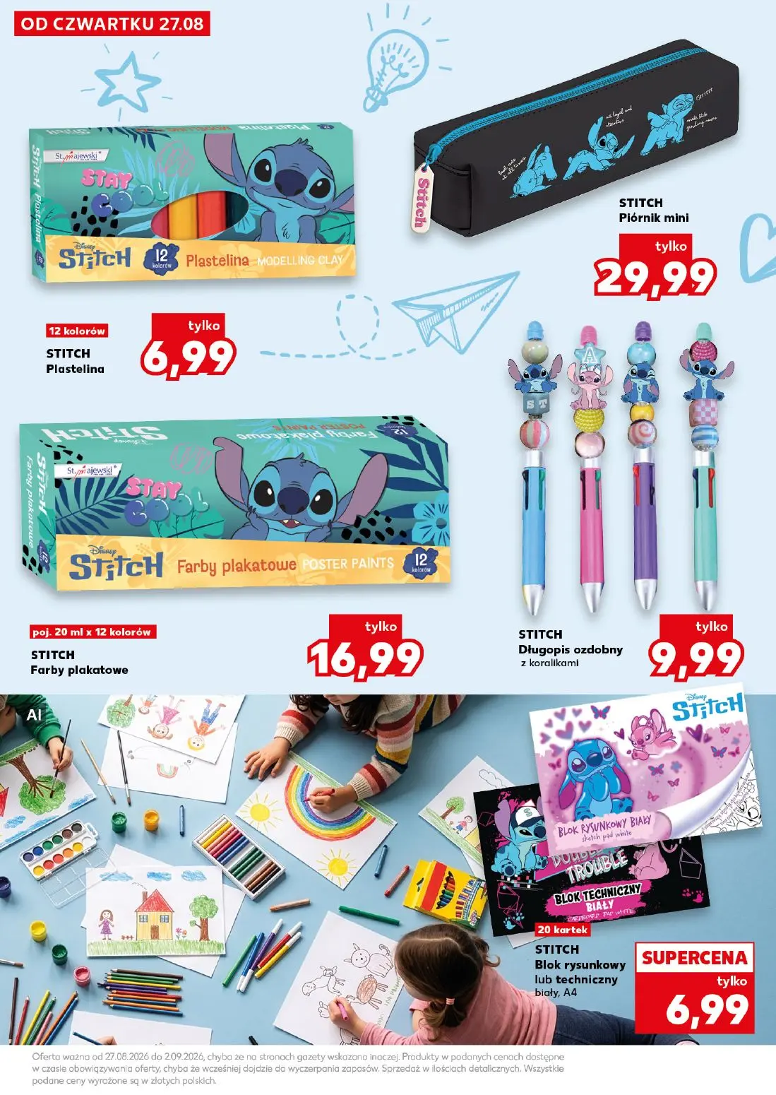 Kaufland gazetka, strona 25 z 42 — STITCH Plastelina, STITCH Piórnik mini, STITCH Farby plakatowe