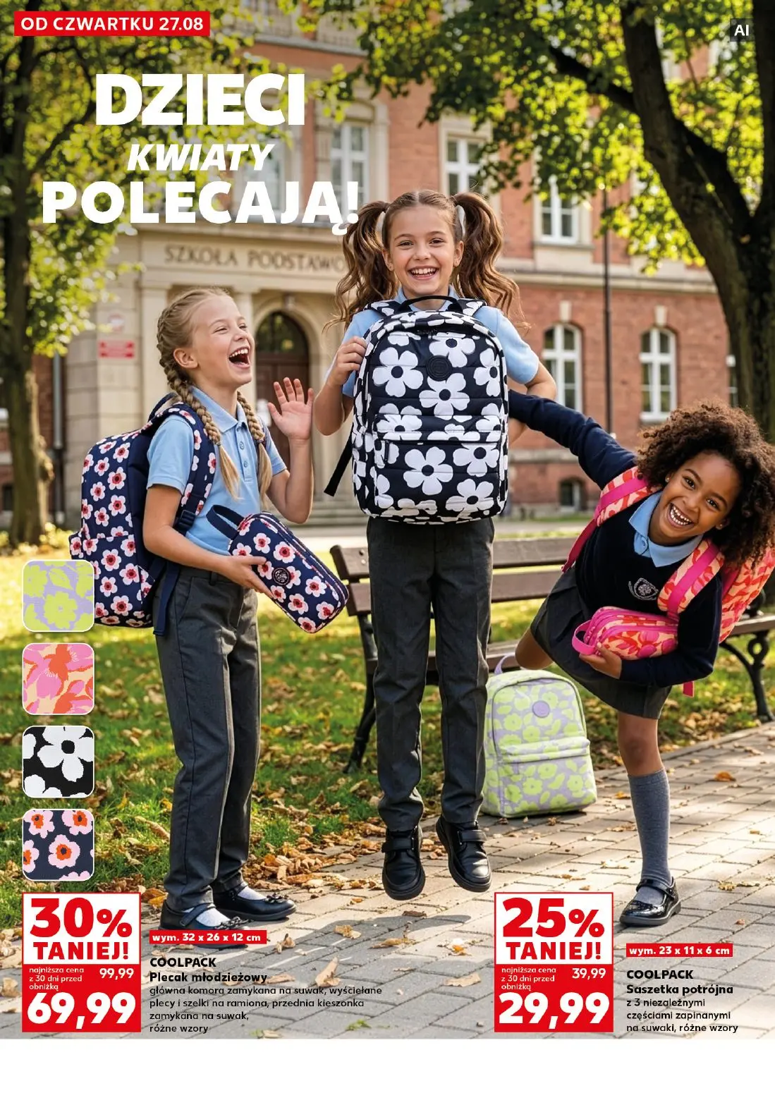 Kaufland gazetka, strona 40 z 42 — COOLPACK Plecak młodzieżowy główna komora zamykana na suwak, wyściełane plecy i szelki na…