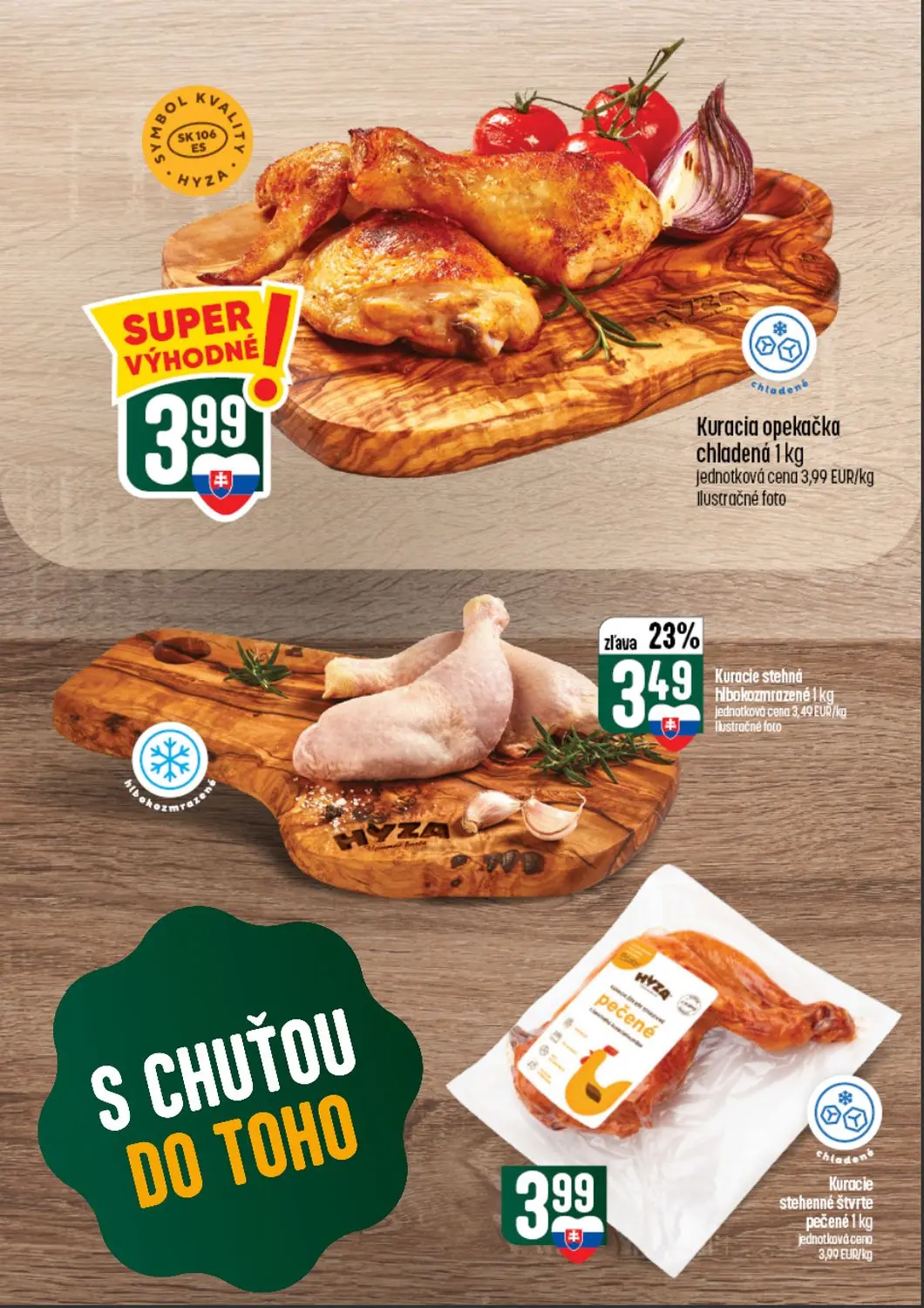 Coop Tempo leták, strana 12 z 64 — Kuracie stehná hlbokozmrazené, Kuracia opekačka chladená, Kuracie stehenné štvrte pečené