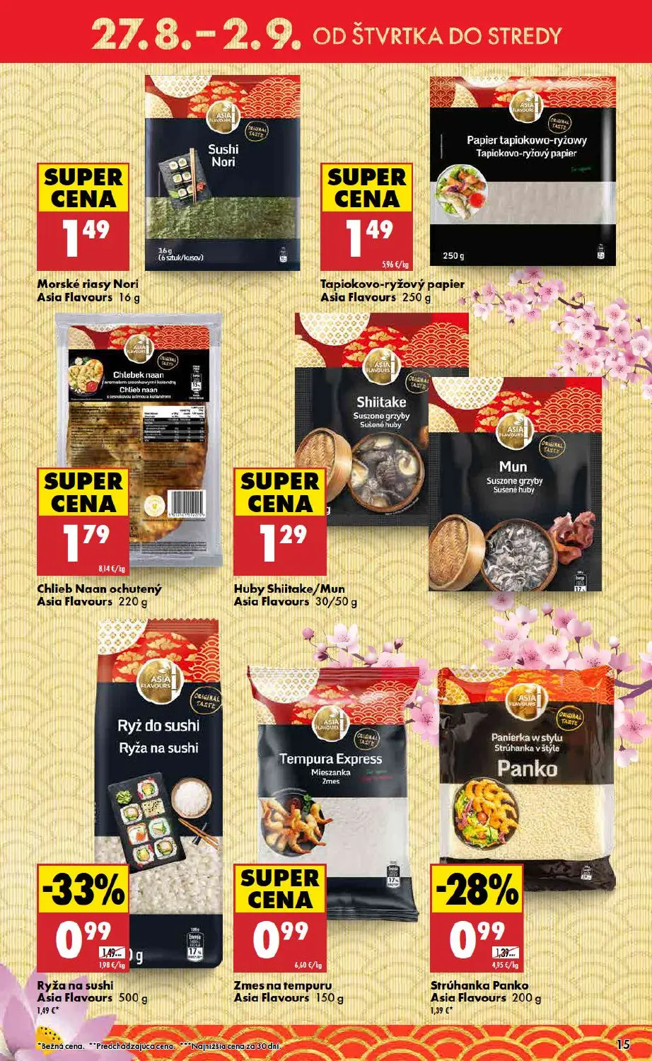 Biedronka leták, strana 15 z 48 — Ryža na sushi Asia Flavours