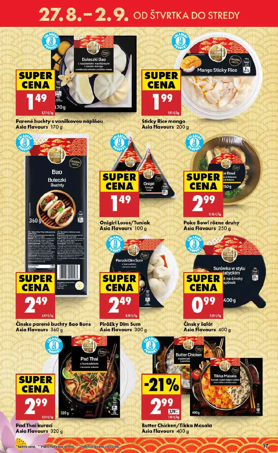 Biedronka leták, strana 17 z 48 — Poke Bowl rôzne druhy Asia Flavours