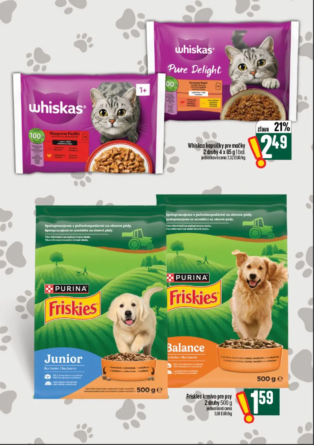 Coop Tempo leták, strana 63 z 64 — Whiskas kapsičky pre mačky, Friskies krmivo pre psy