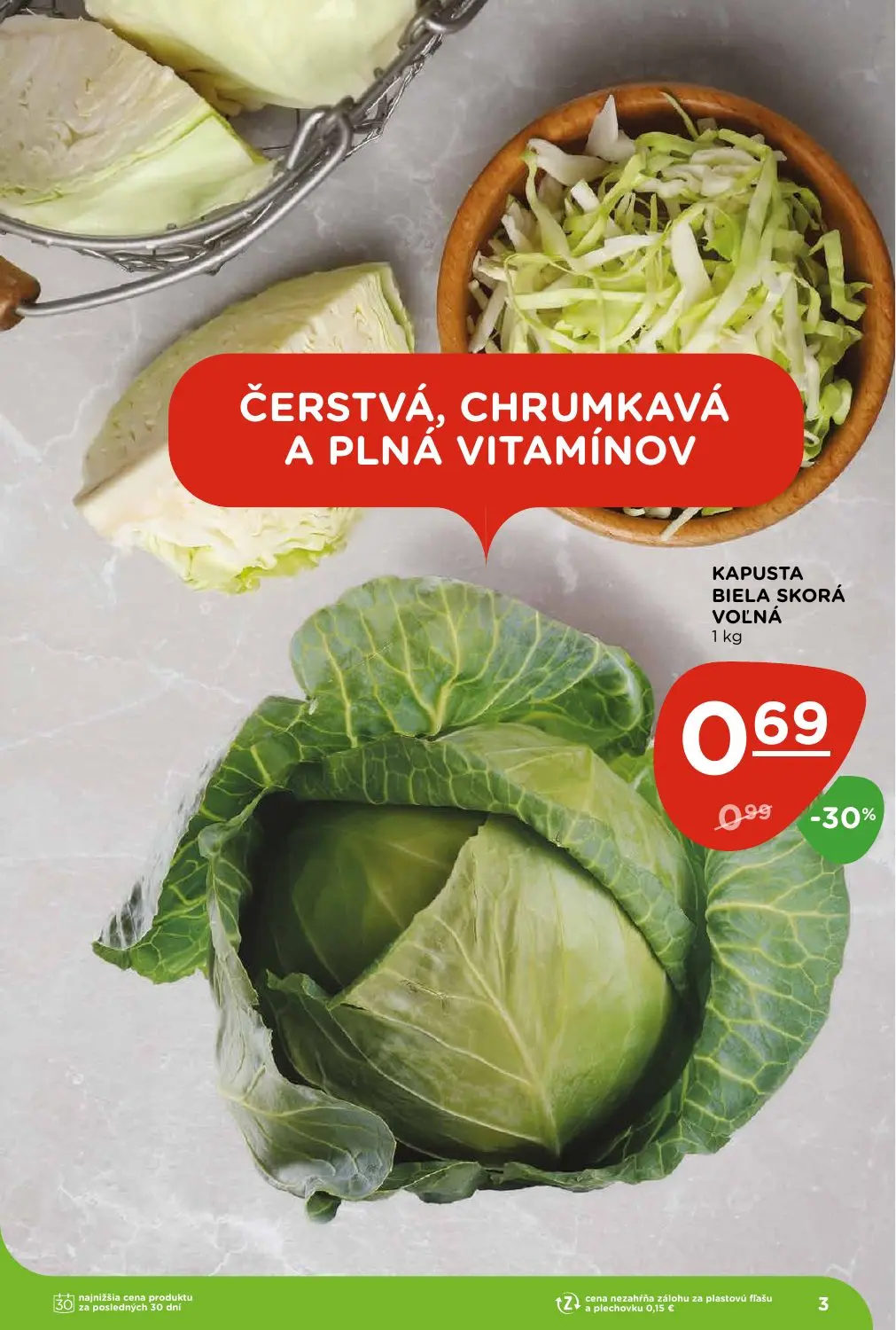 Terno leták, strana 3 z 29 — KAPUSTA BIELA SKORÁ VOĽNÁ