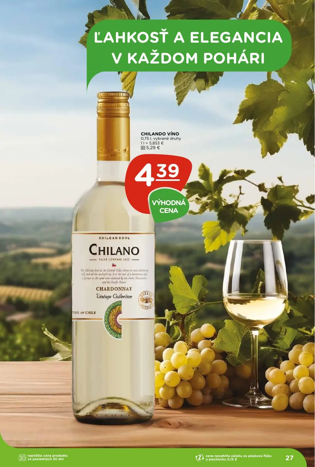 Terno leták, strana 27 z 29 — CHILANDO VÍNO