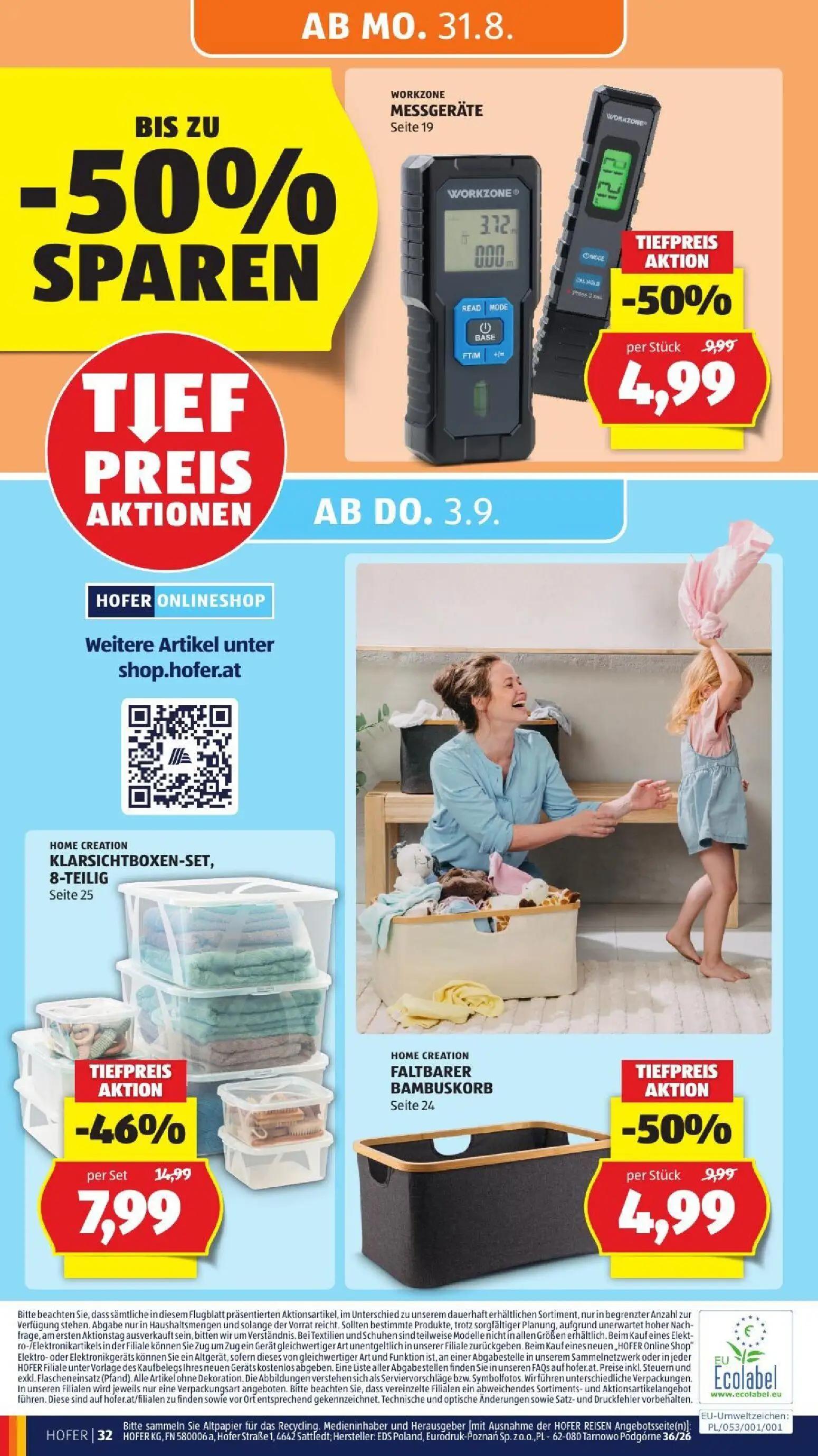Hofer Prospekt, Seite 45 von 45