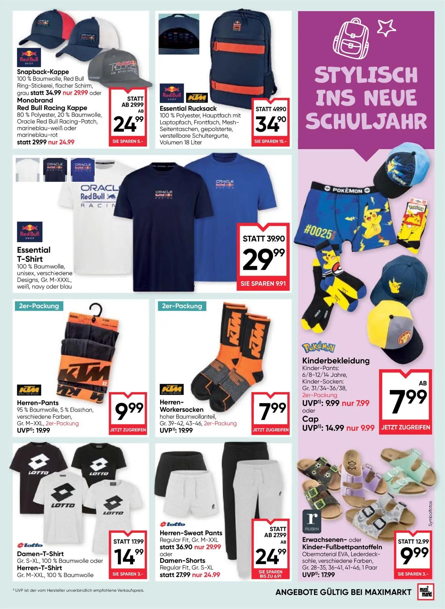 Maximarkt Prospekt, Seite 17 von 24 — Essential Rucksack, Herren-Workersocken, Herren-Pants