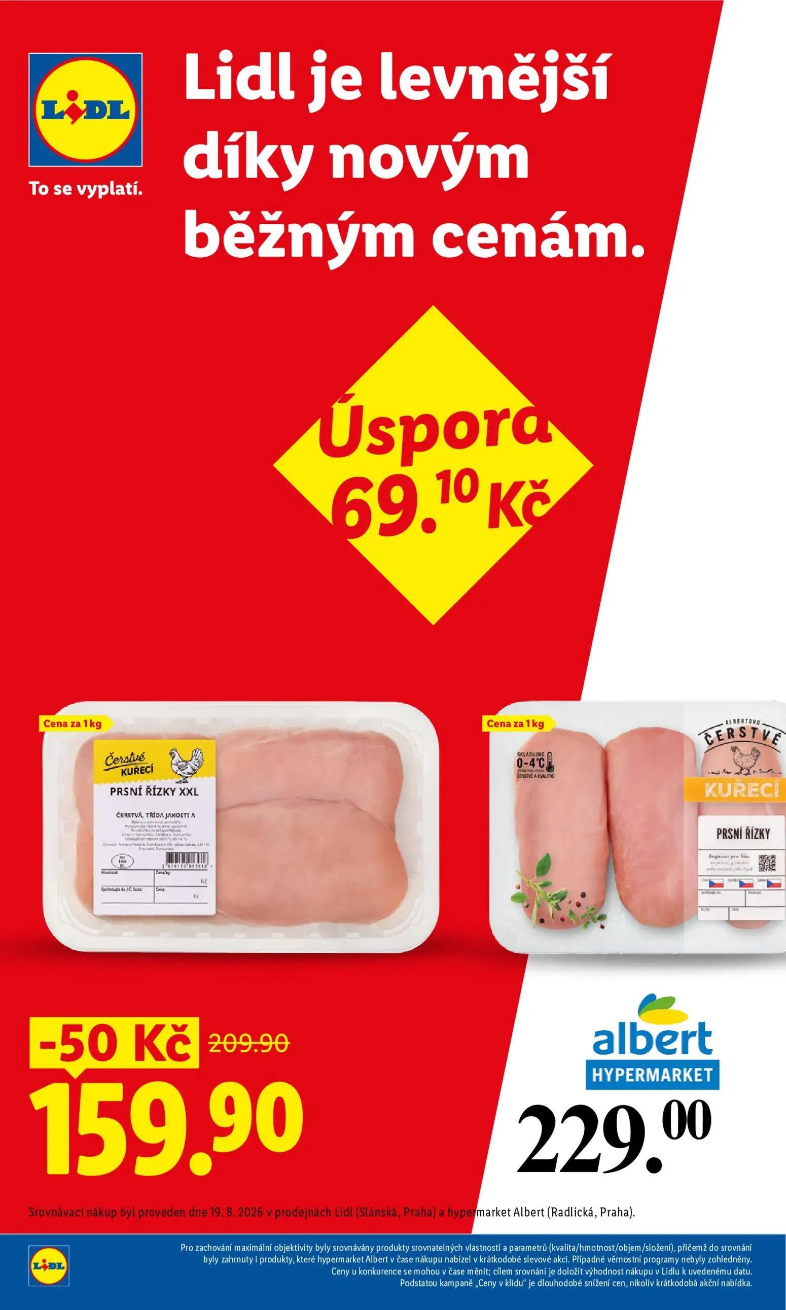 Lidl leták, strana 9 z 53 — PRSNÍ ŘÍZKY XXL, PRSNÍ ŘÍZKY