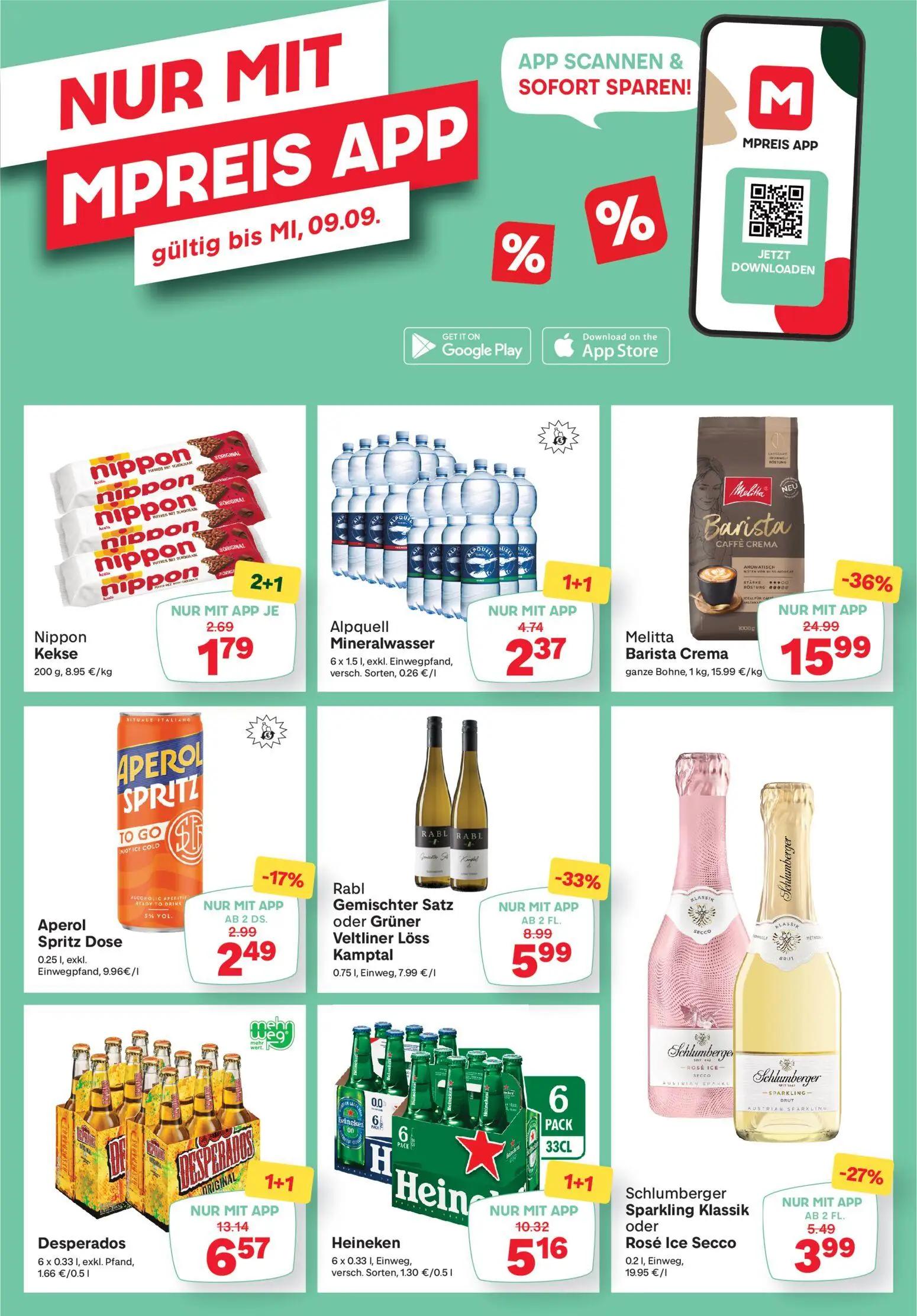 MPREIS Prospekt, Seite 14 von 19 — Melitta Barista Crema, Desperados, Heineken