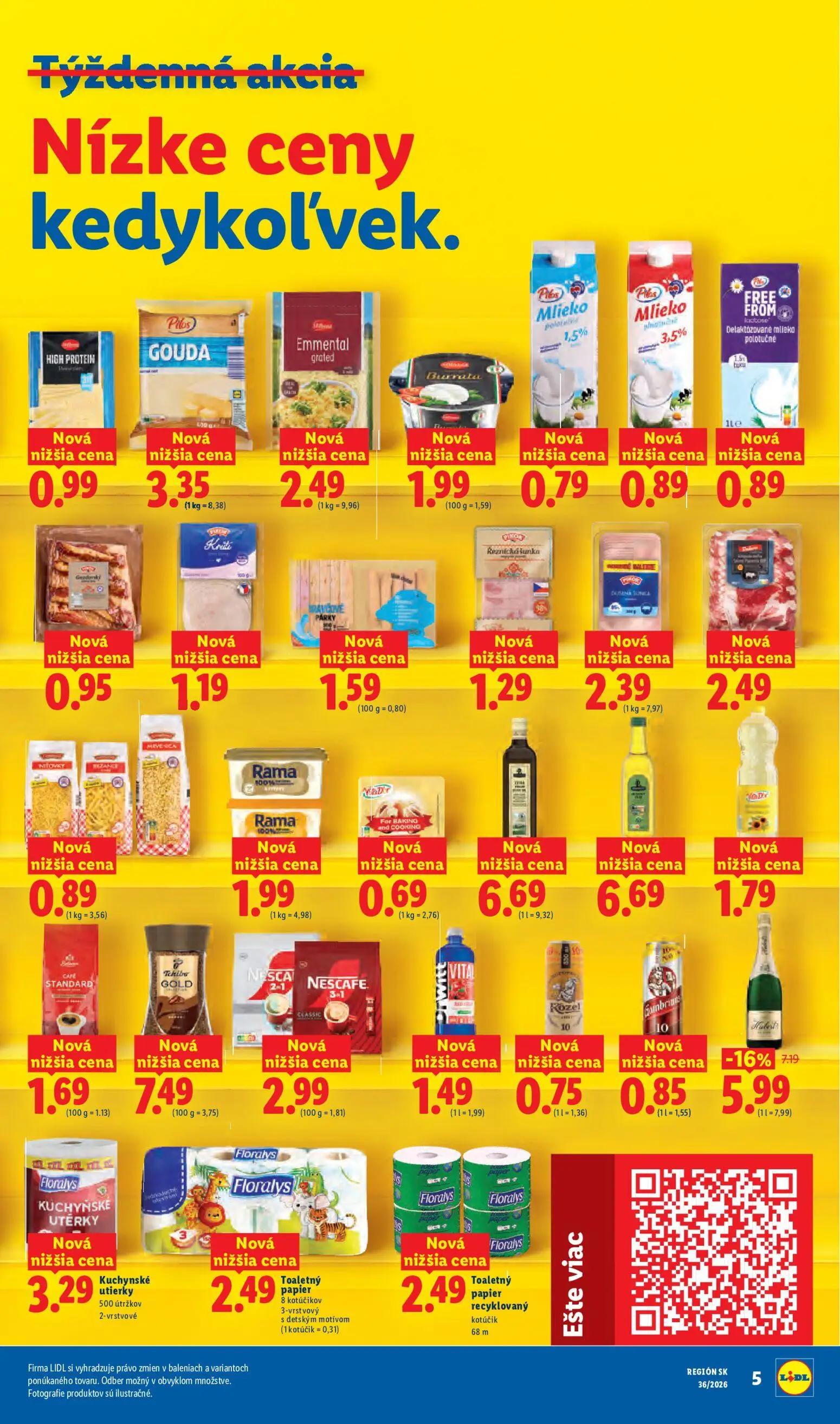 Lidl leták, strana 3 z 97 — Floralys KUCHYNSKÉ UTÉRKY, Floralys Toaletný papier, Floralys Toaletný papier recyklovaný