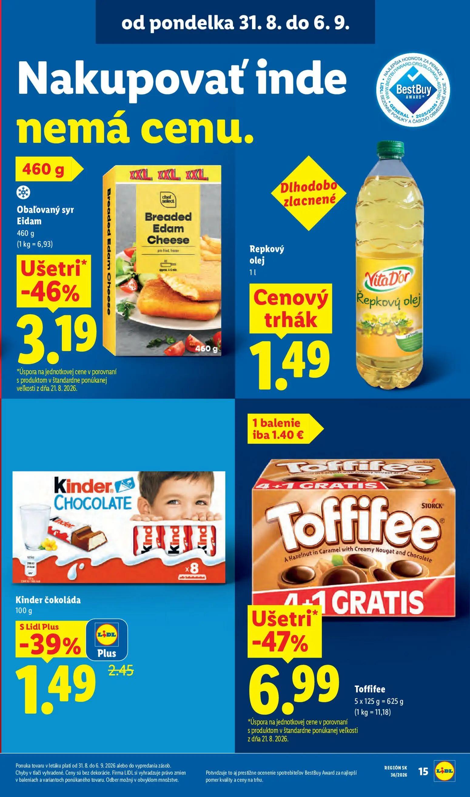 Lidl leták, strana 23 z 97 — Toffifee