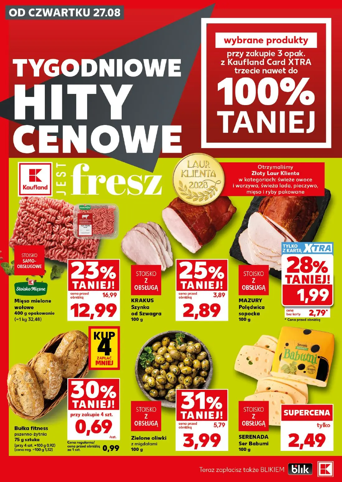 Kaufland gazetka, strona 10 z 30 — KRAKUS Szynka od Szwagra, MAZURY Polędwica sopocka, SERENADA Ser Babumi