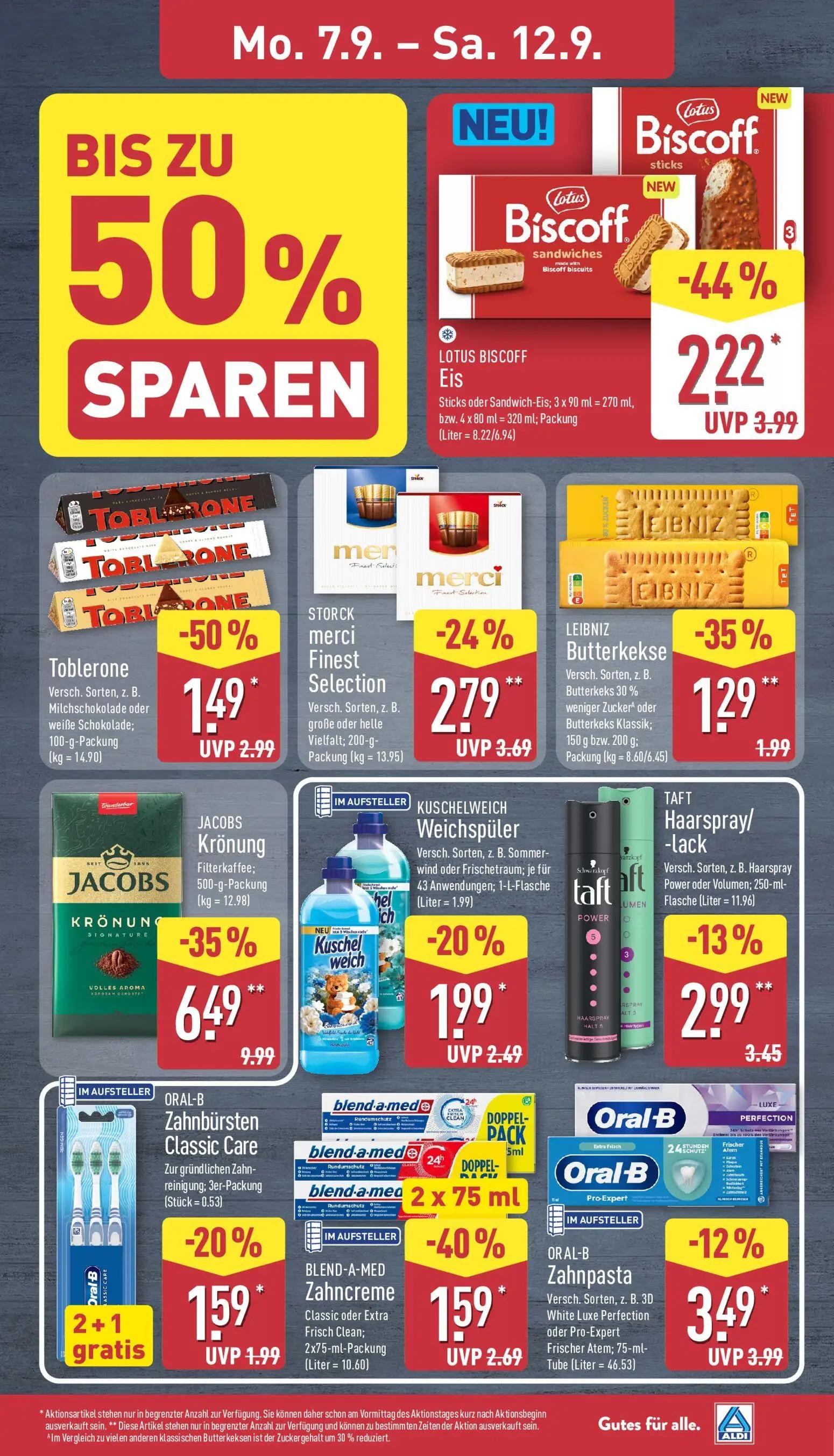 Aldi Nord Prospekt, Seite 7 von 40 — JACOBS Krönung