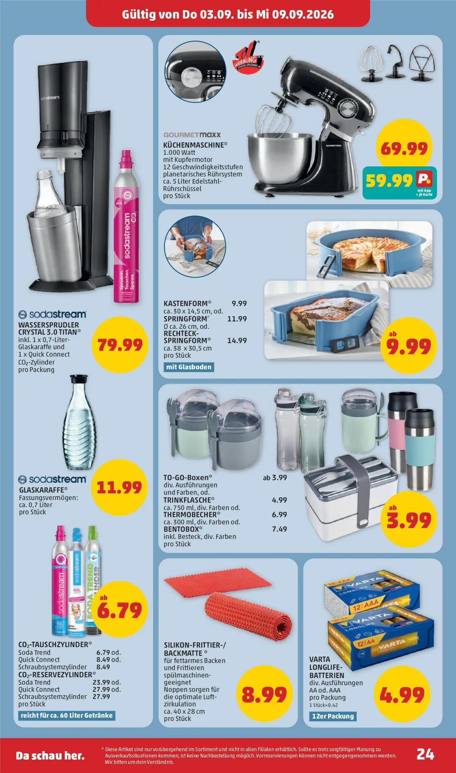 PENNY Prospekt, Seite 24 von 32 — KASTENFORM, SPRINGFORM, RECHTECK-SPRINGFORM