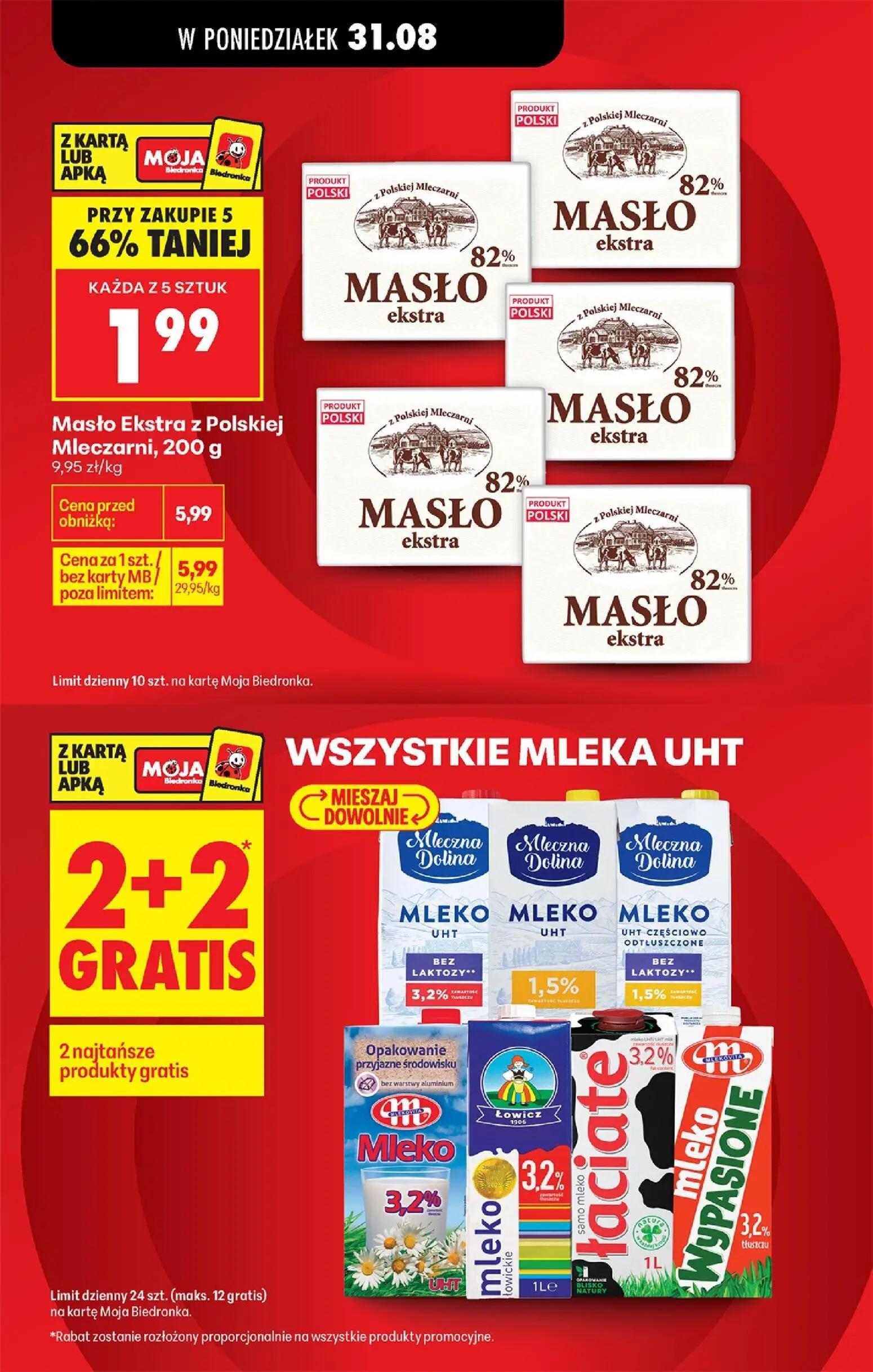 Biedronka gazetka, strona 25 z 113 — Masło Ekstra z Polskiej Mleczarni