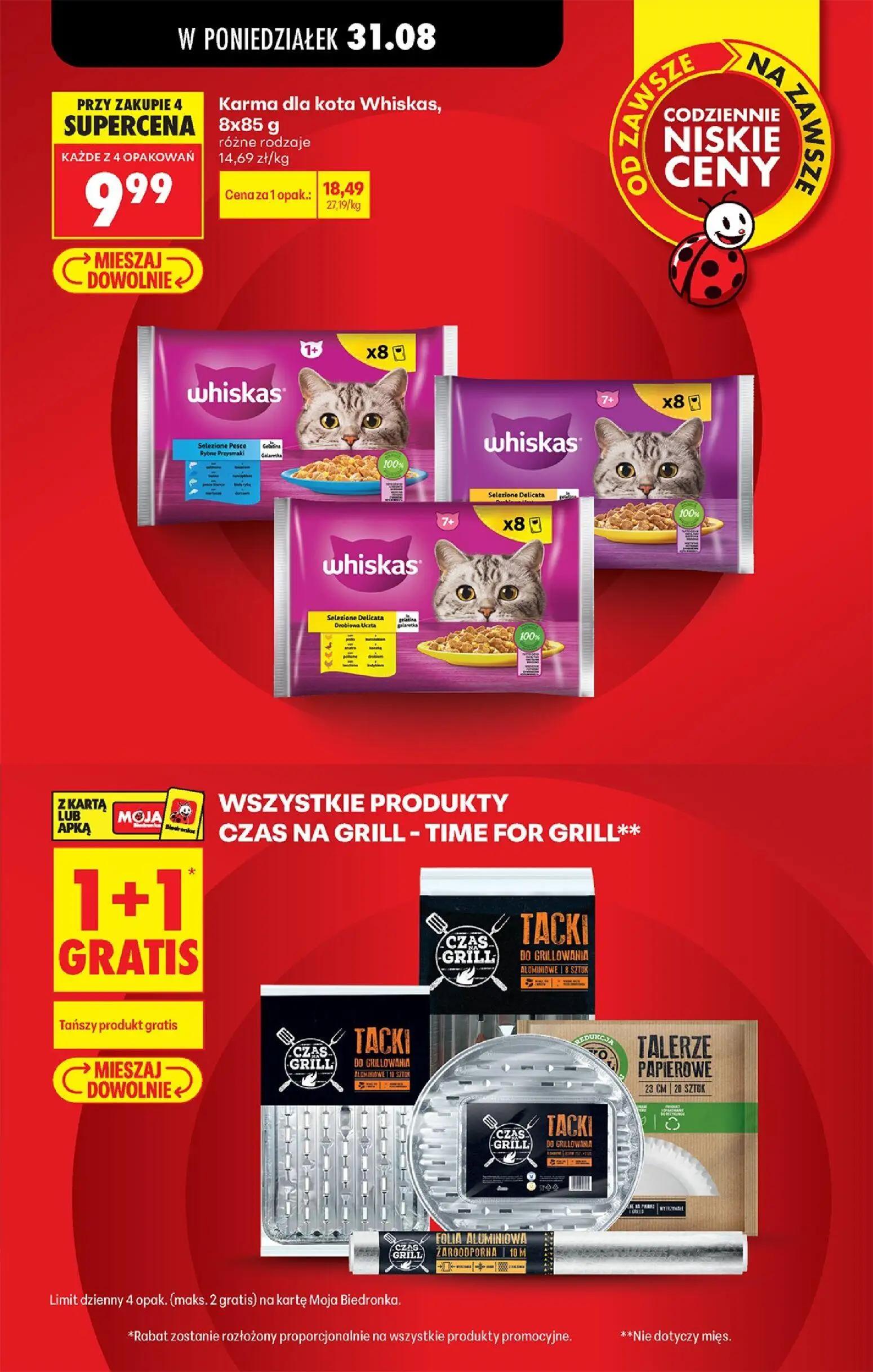 Biedronka gazetka, strona 41 z 113 — Karma dla kota Whiskas, 8x85 g