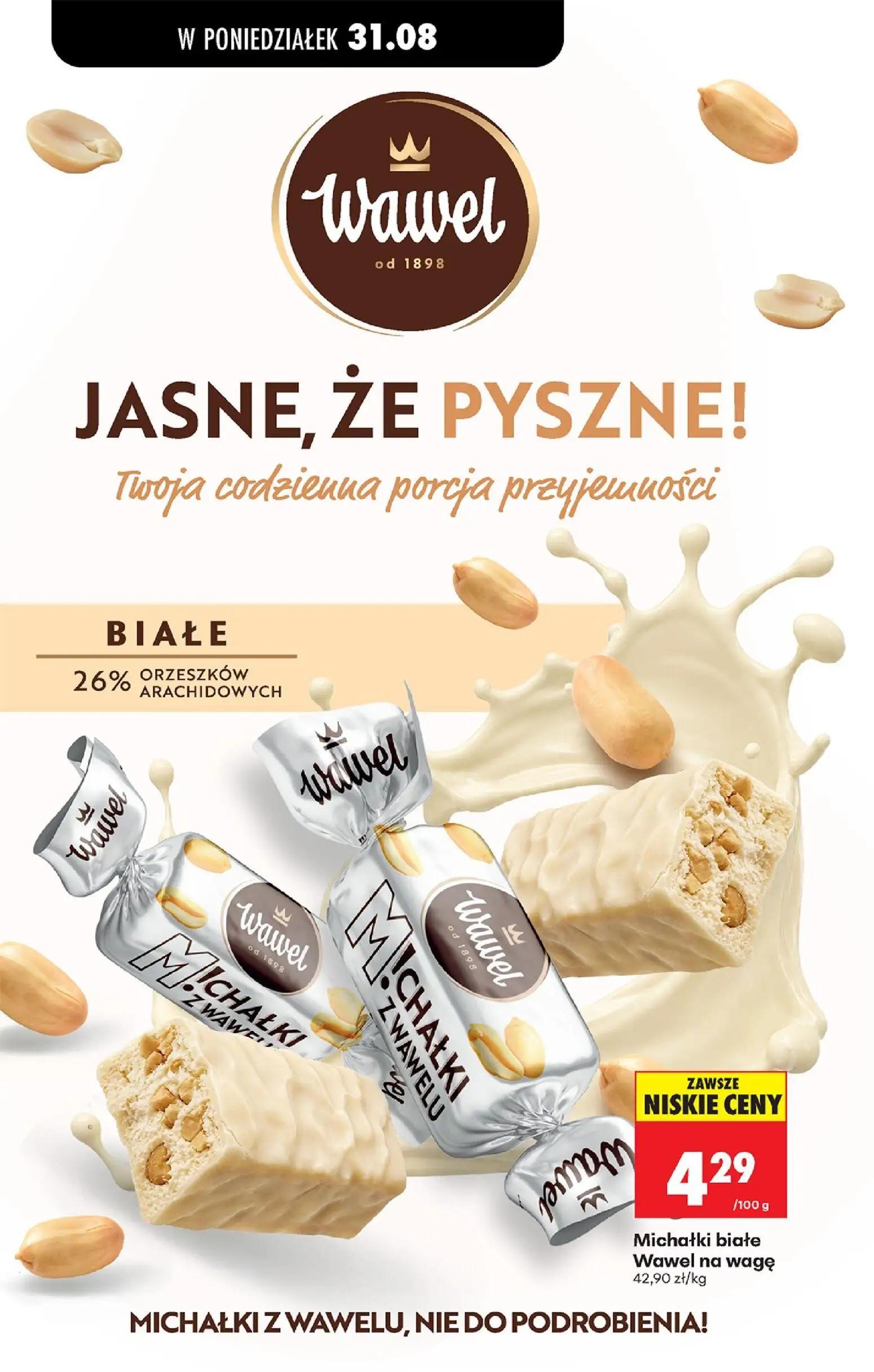 Biedronka gazetka, strona 86 z 113 — Michałki białe Wawel na wagę