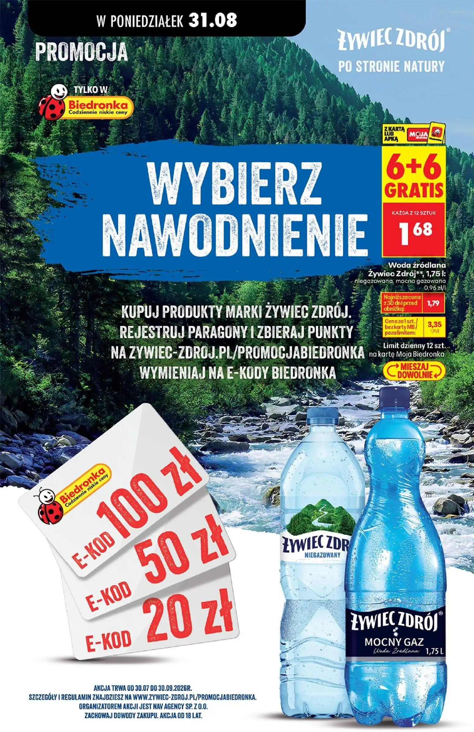 Biedronka gazetka, strona 93 z 113 — Woda źródlana Żywiec Zdrój