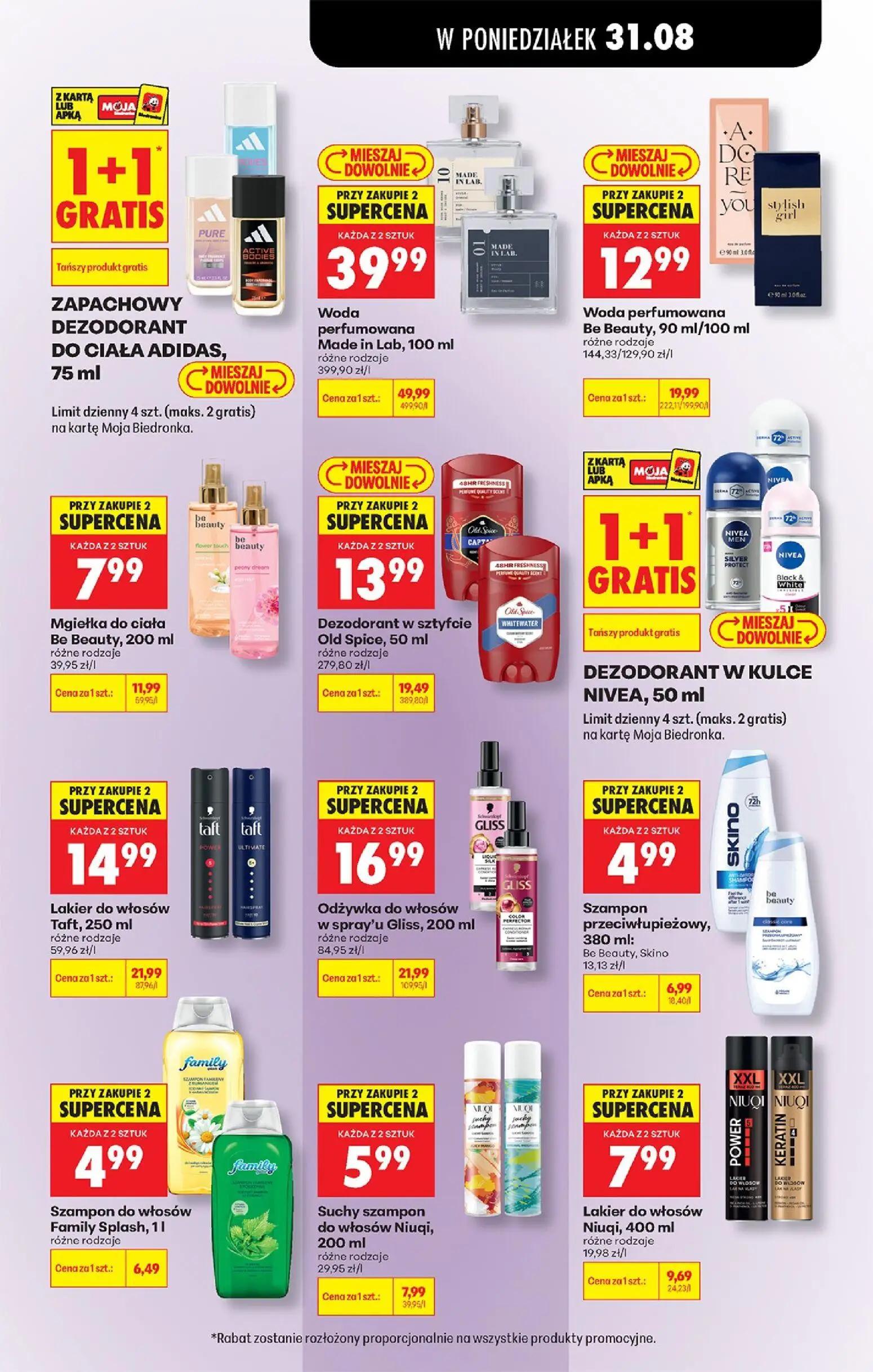Biedronka gazetka, strona 98 z 113 — Woda perfumowana Made in Lab, 100 ml, Woda perfumowana Be Beauty, 90 ml/100 ml, Lakier …