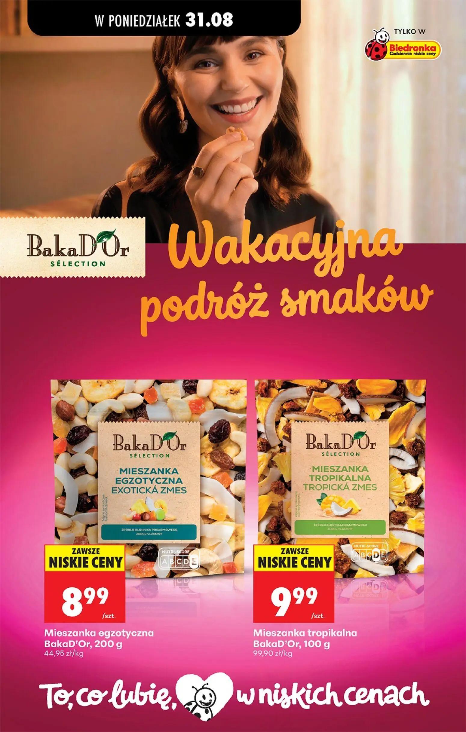 Biedronka gazetka, strona 112 z 113 — Mieszanka egzotyczna BakaD'Or, Mieszanka tropikalna BakaD'Or