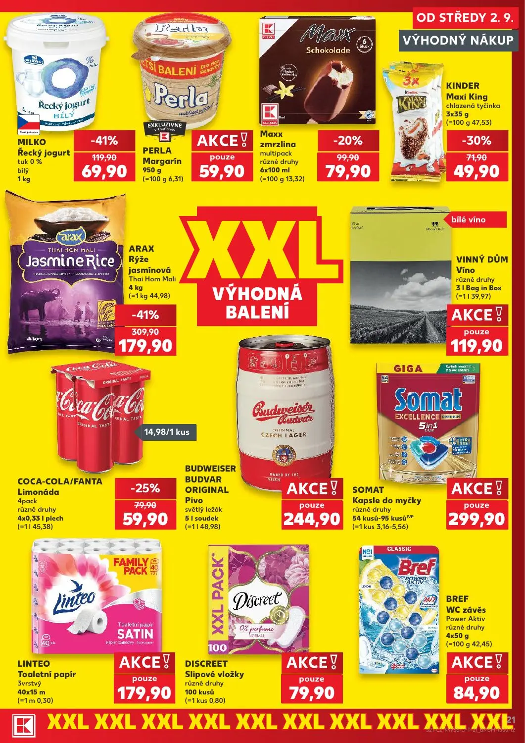 Kaufland leták, strana 21 z 54 — ARAX Rýže jasmínová Thai Hom Mali