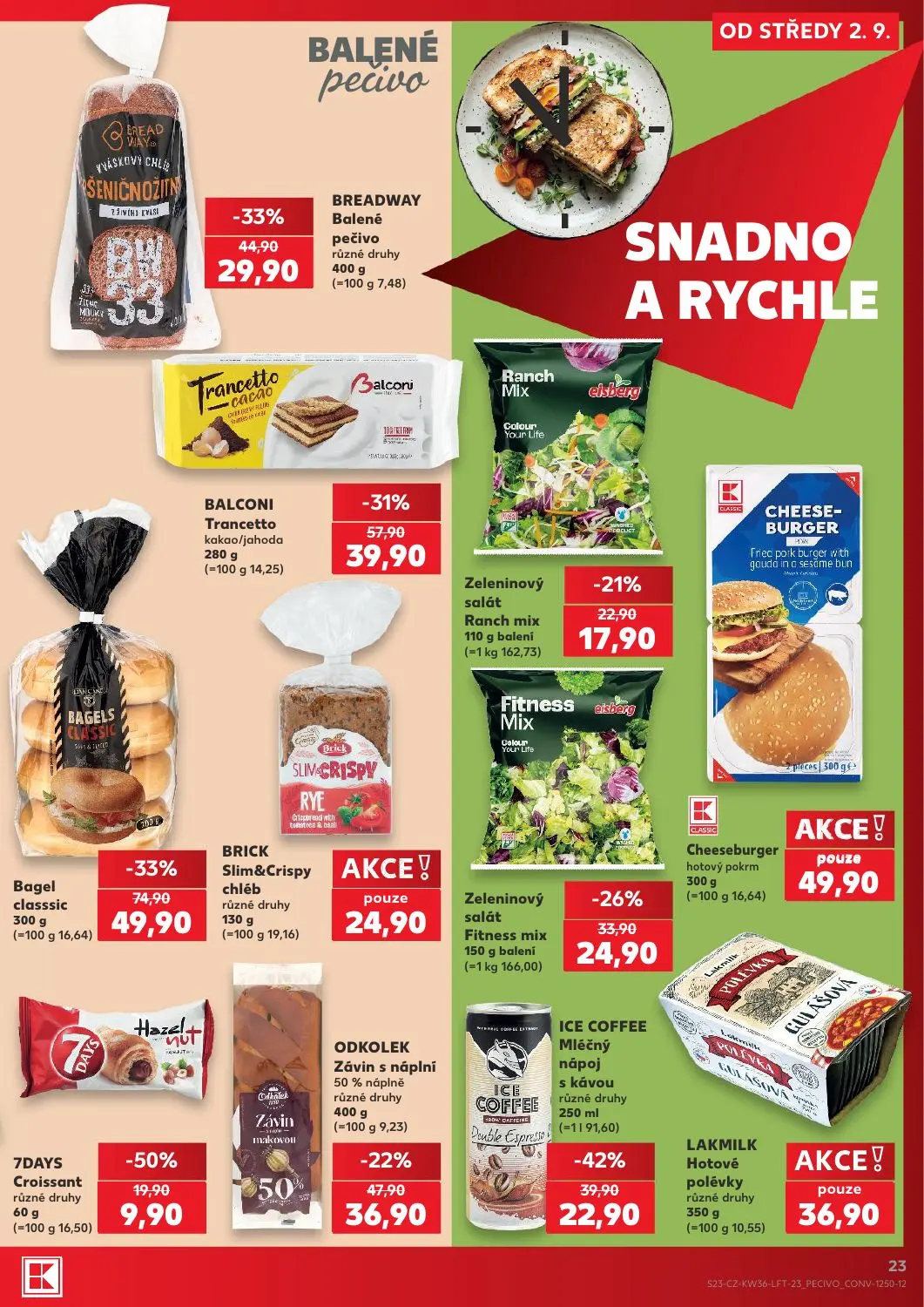 Kaufland leták, strana 23 z 54 — ICE COFFEE Mléčný nápoj s kávou