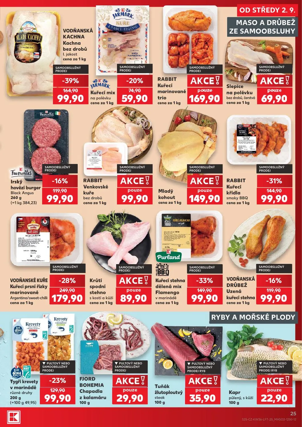 Kaufland leták, strana 25 z 54 — RABBIT Kuřecí křídla smoky BBQ
