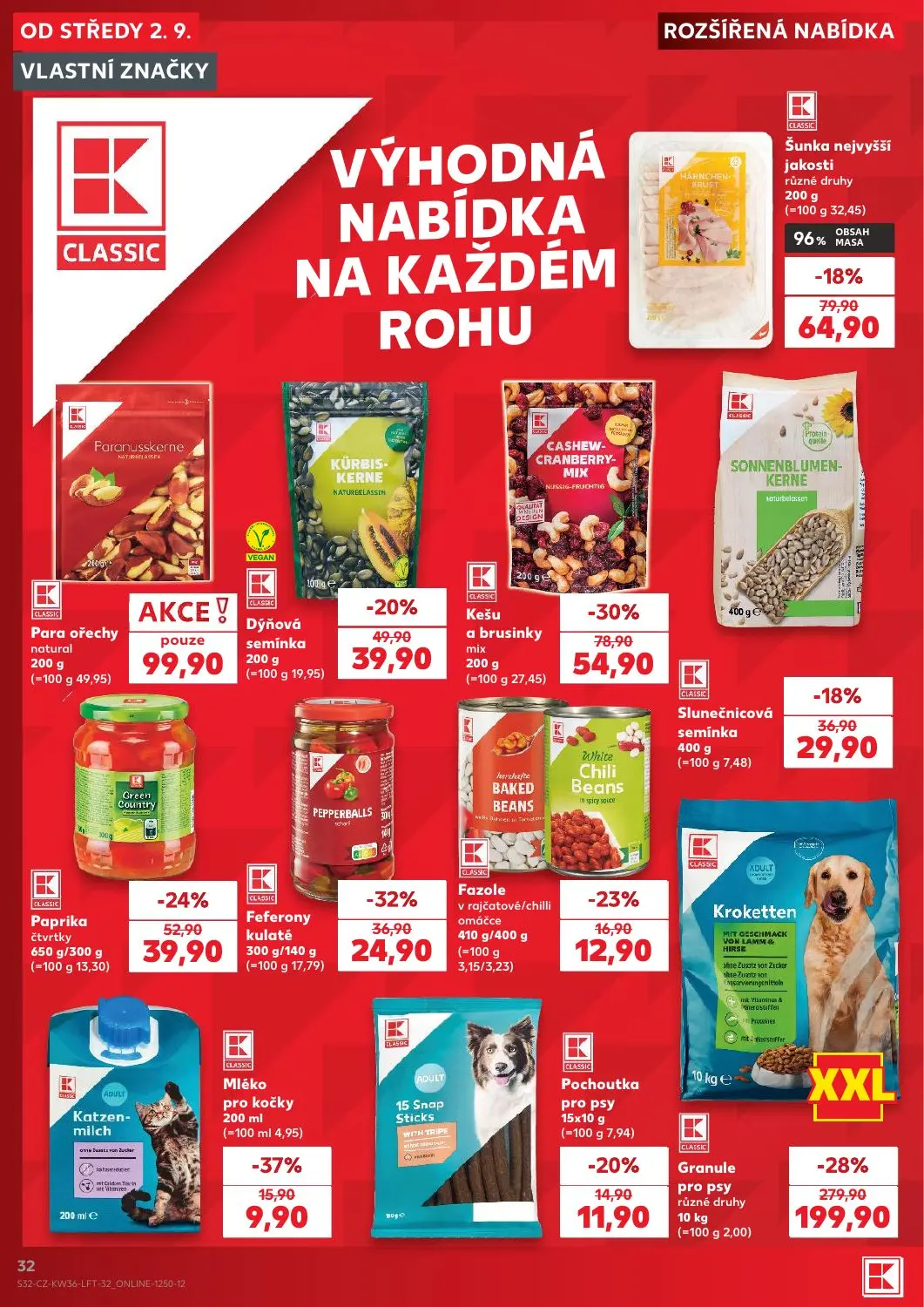 Kaufland leták, strana 32 z 54 — Granule pro psy různé druhy