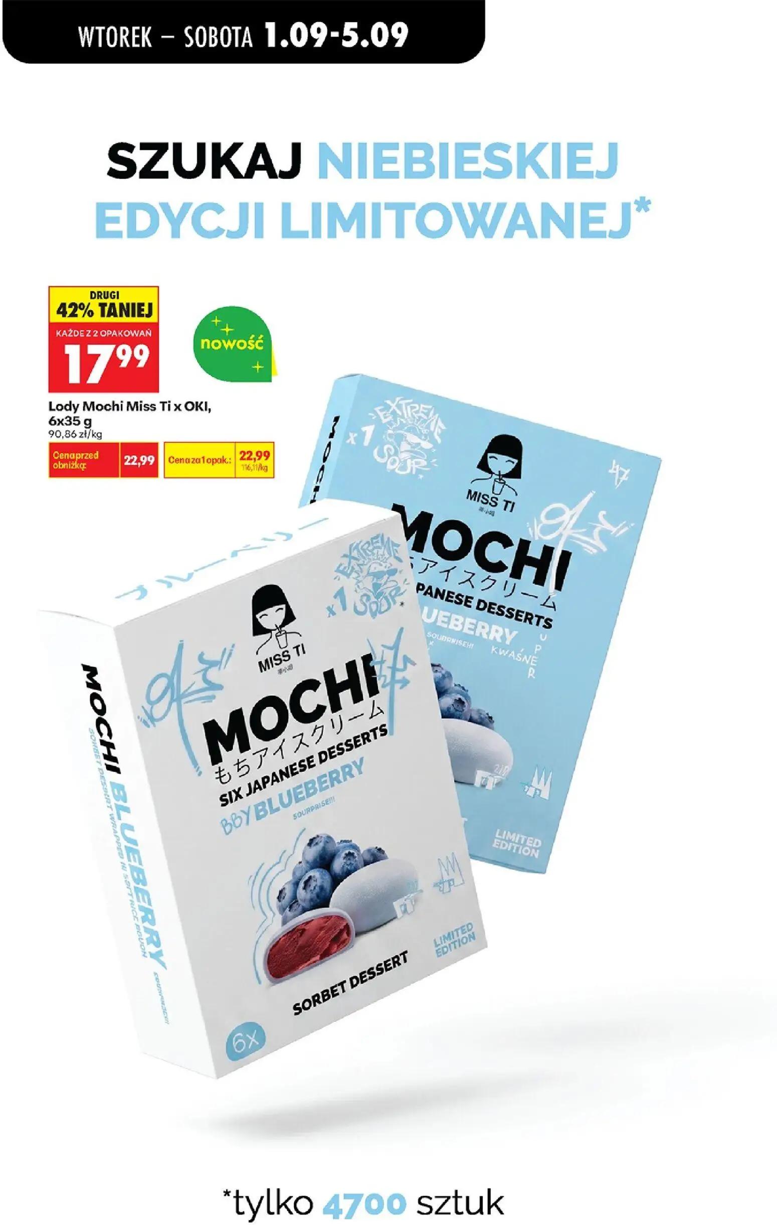 Biedronka gazetka, strona 65 z 89 — Lody Mochi Miss Ti x OKI