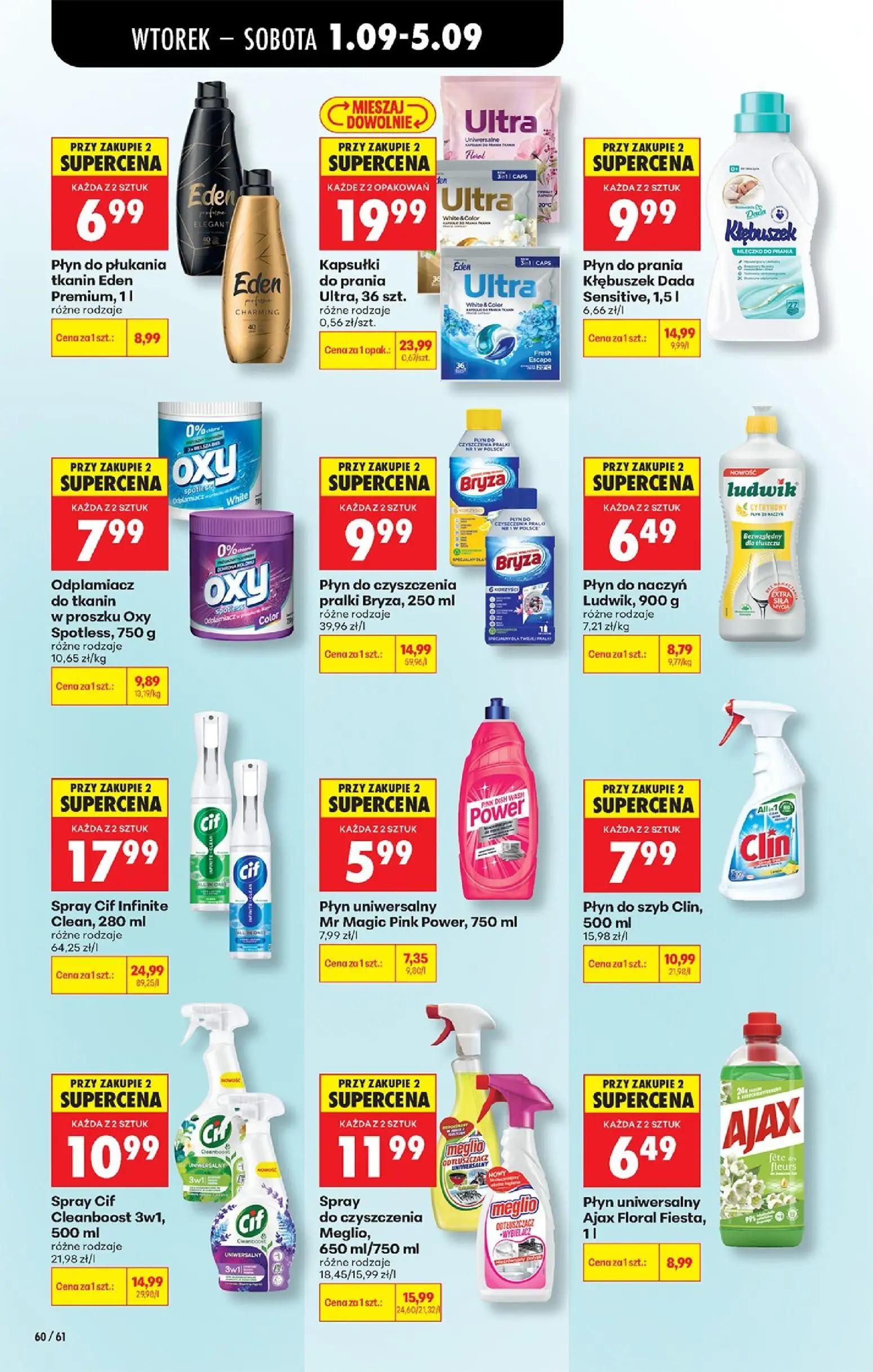 Biedronka gazetka, strona 82 z 89 — Spray Cif Infinite Clean, Płyn do prania Kłębuszek Dada Sensitive, Płyn do czyszczenia p…