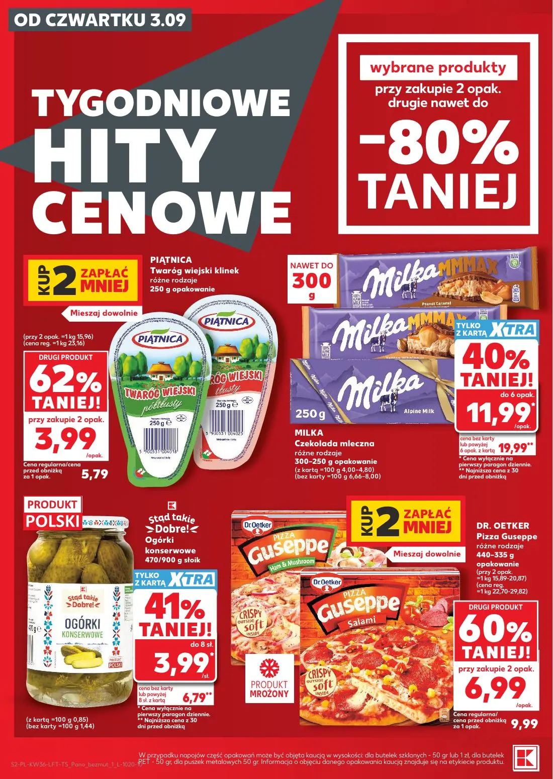 Kaufland gazetka, strona 2 z 61 — PIĄTNICA Twaróg wiejski klinek