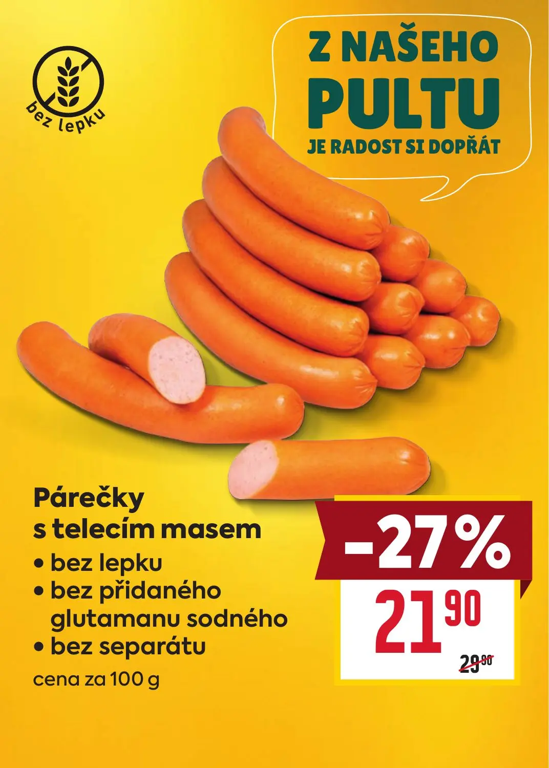 Billa leták, strana 6 z 39 — Párečky s telecím masem