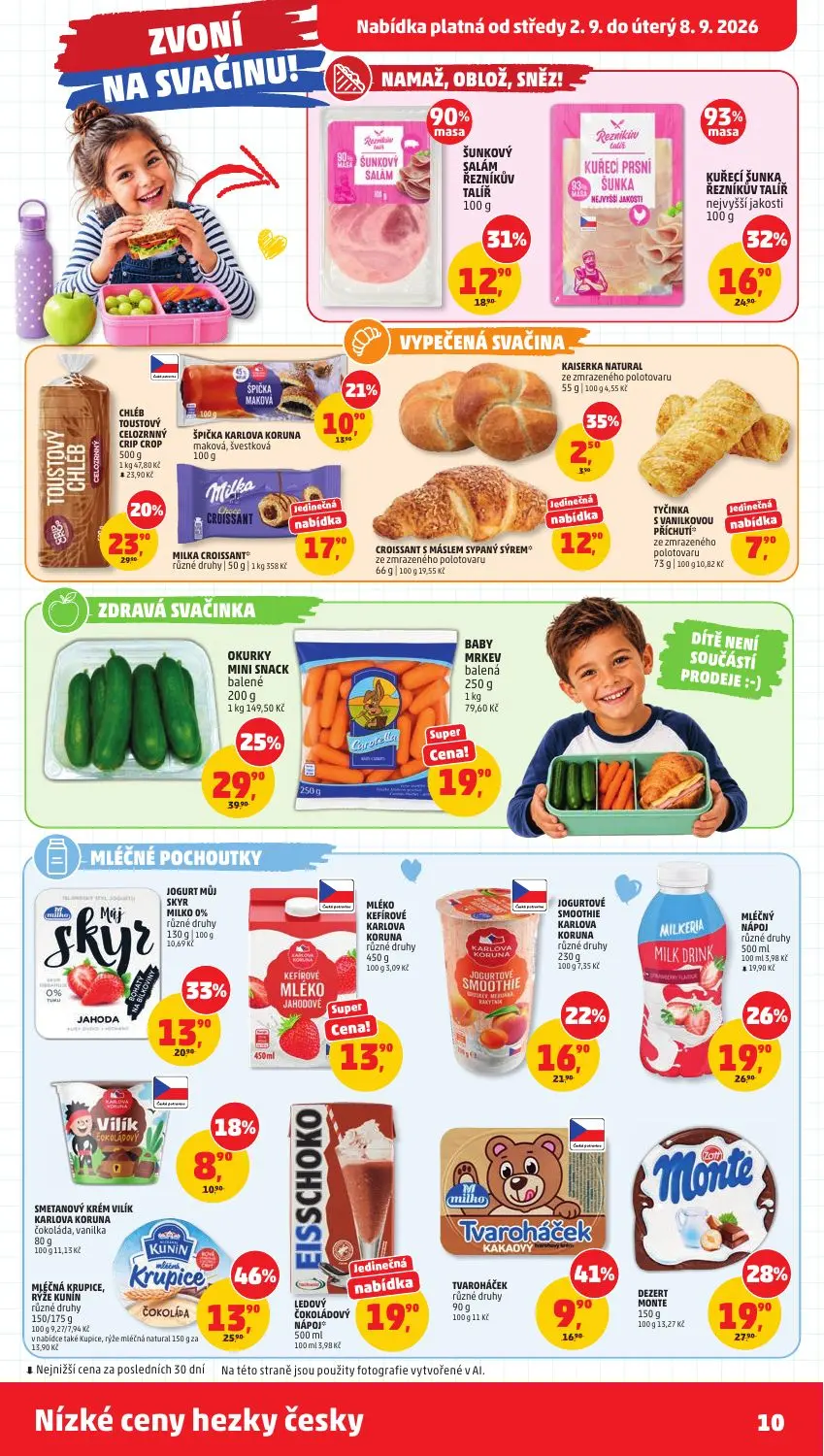 PENNY leták, strana 10 z 33 — JOGURTOVÉ SMOOTHIE KARLOVA KORUNA různé druhy