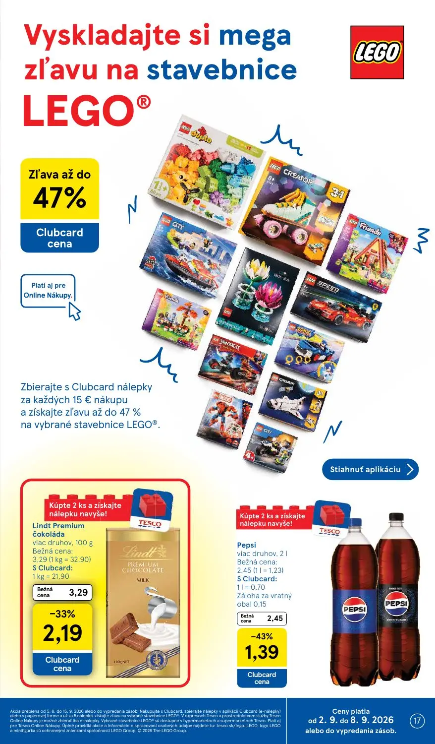 Tesco leták, strana 17 z 41 — Pepsi