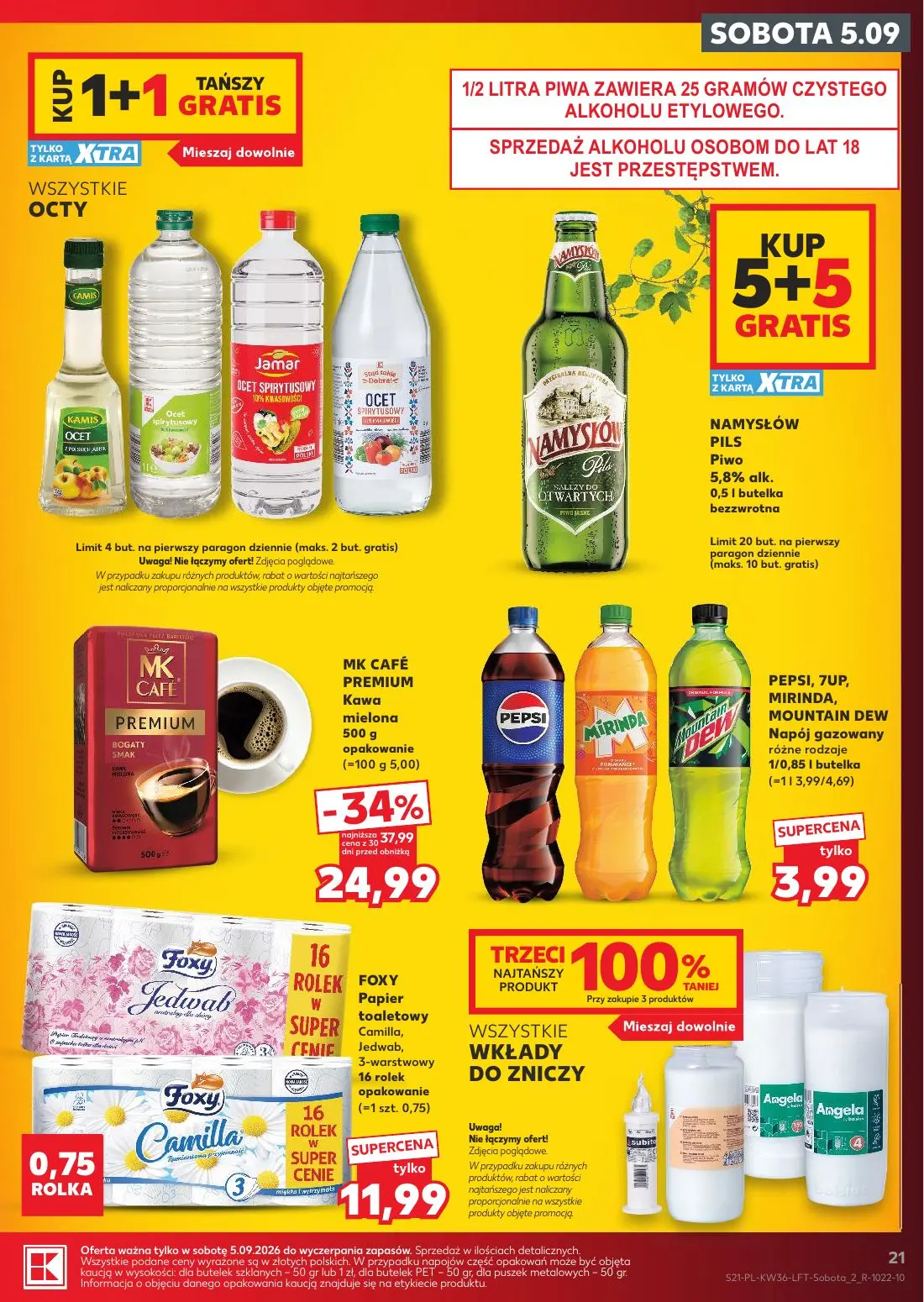 Kaufland gazetka, strona 21 z 61 — MK CAFÉ PREMIUM Kawa mielona