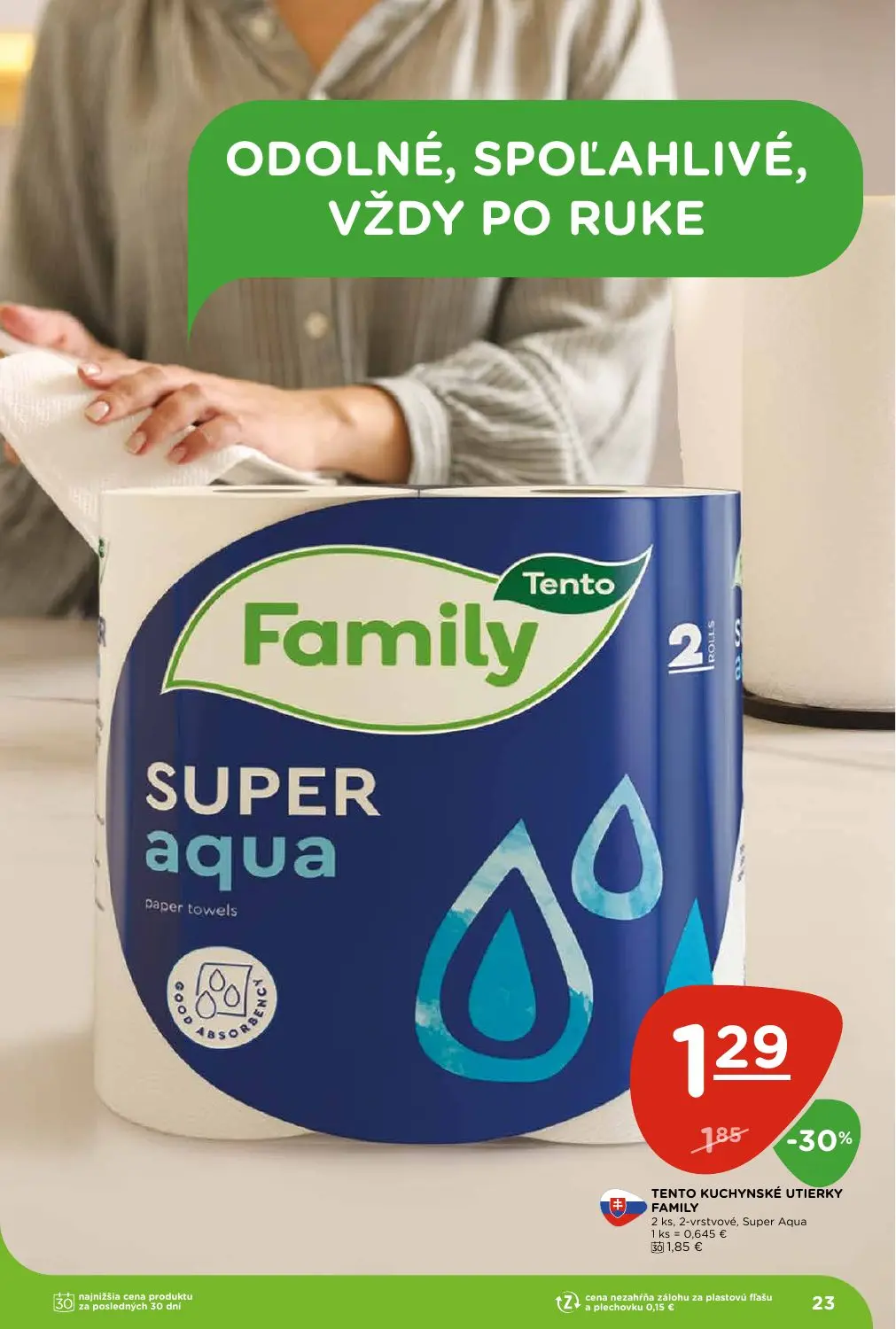 Terno leták, strana 23 z 28 — TENTO KUCHYNSKÉ UTIERKY FAMILY