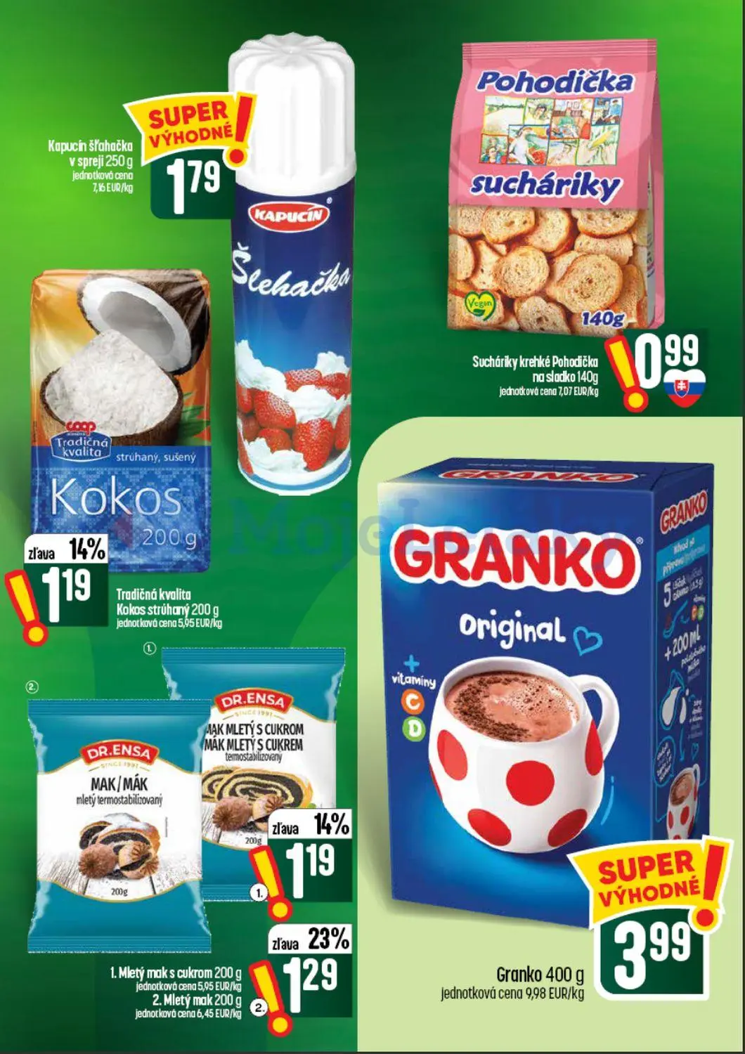 Coop Tempo leták, strana 37 z 60 — Mletý mak, Tradičná kvalita Kokos strúhaný, Mletý mak s cukrom