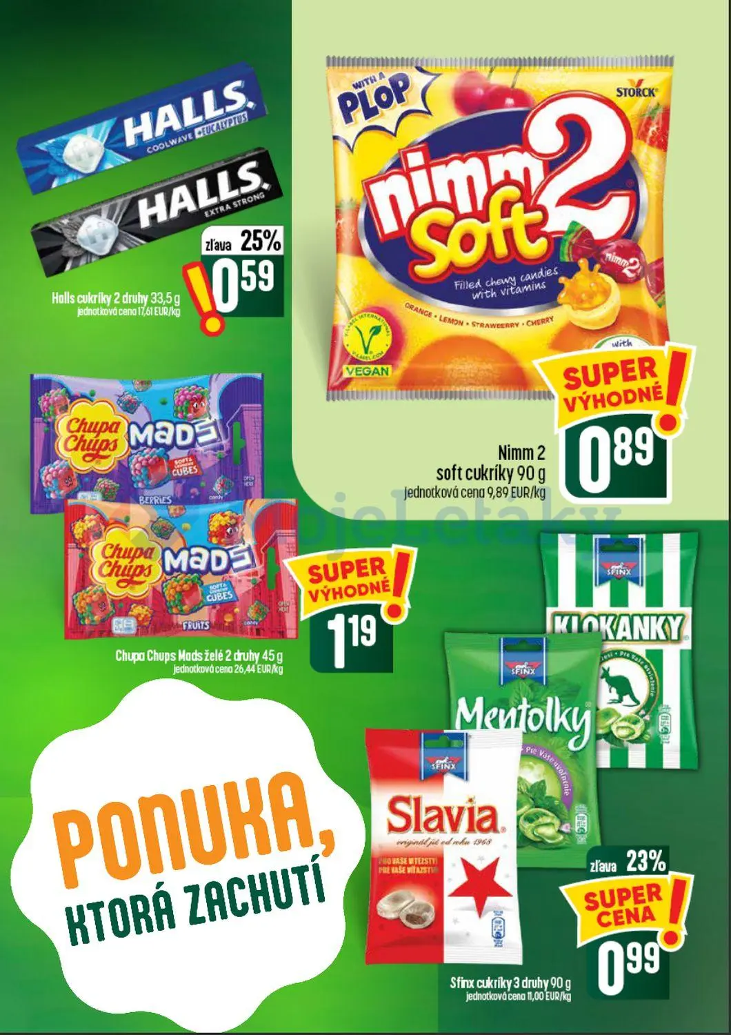 Coop Tempo leták, strana 43 z 60 — Sfinx cukríky, Halls cukríky, Nimm 2 soft cukríky