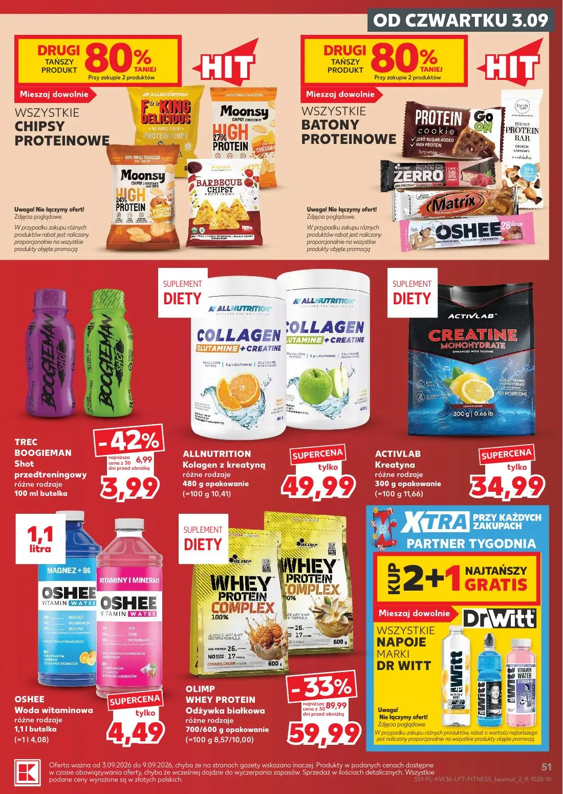 Kaufland gazetka, strona 51 z 61 — OLIMP WHEY PROTEIN Odżywka białkowa