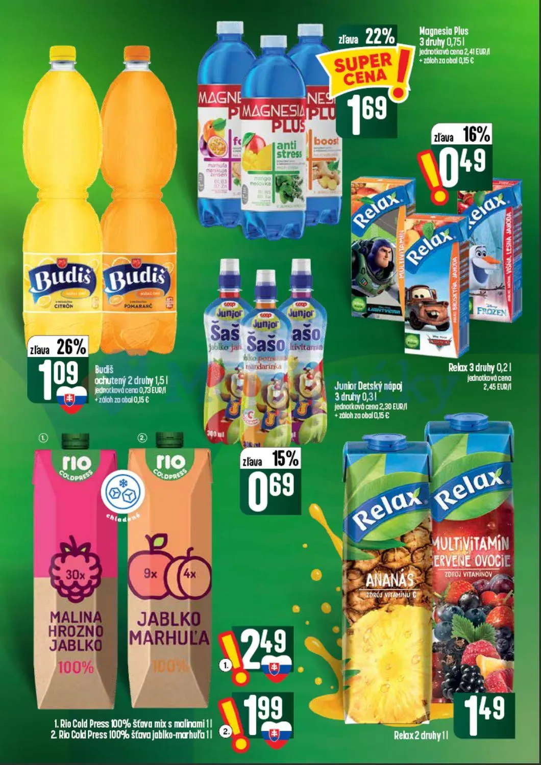Coop Tempo leták, strana 47 z 60 — Magnesia Plus, Budis ochutený, Junior Detský nápoj