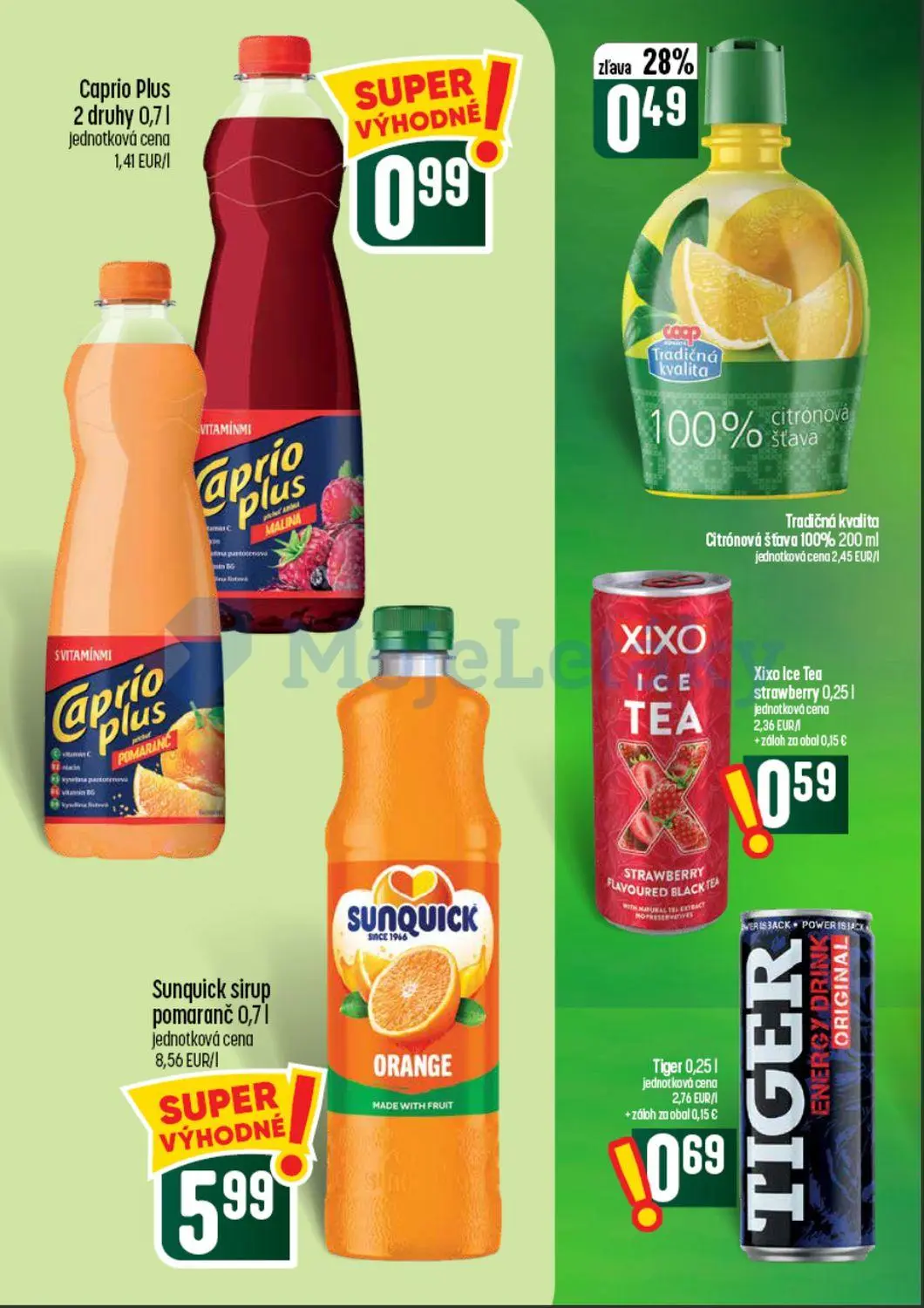 Coop Tempo leták, strana 48 z 60 — Tradičná kvalita Citrónová šťava 100%, Caprio Plus, Caprio Plus