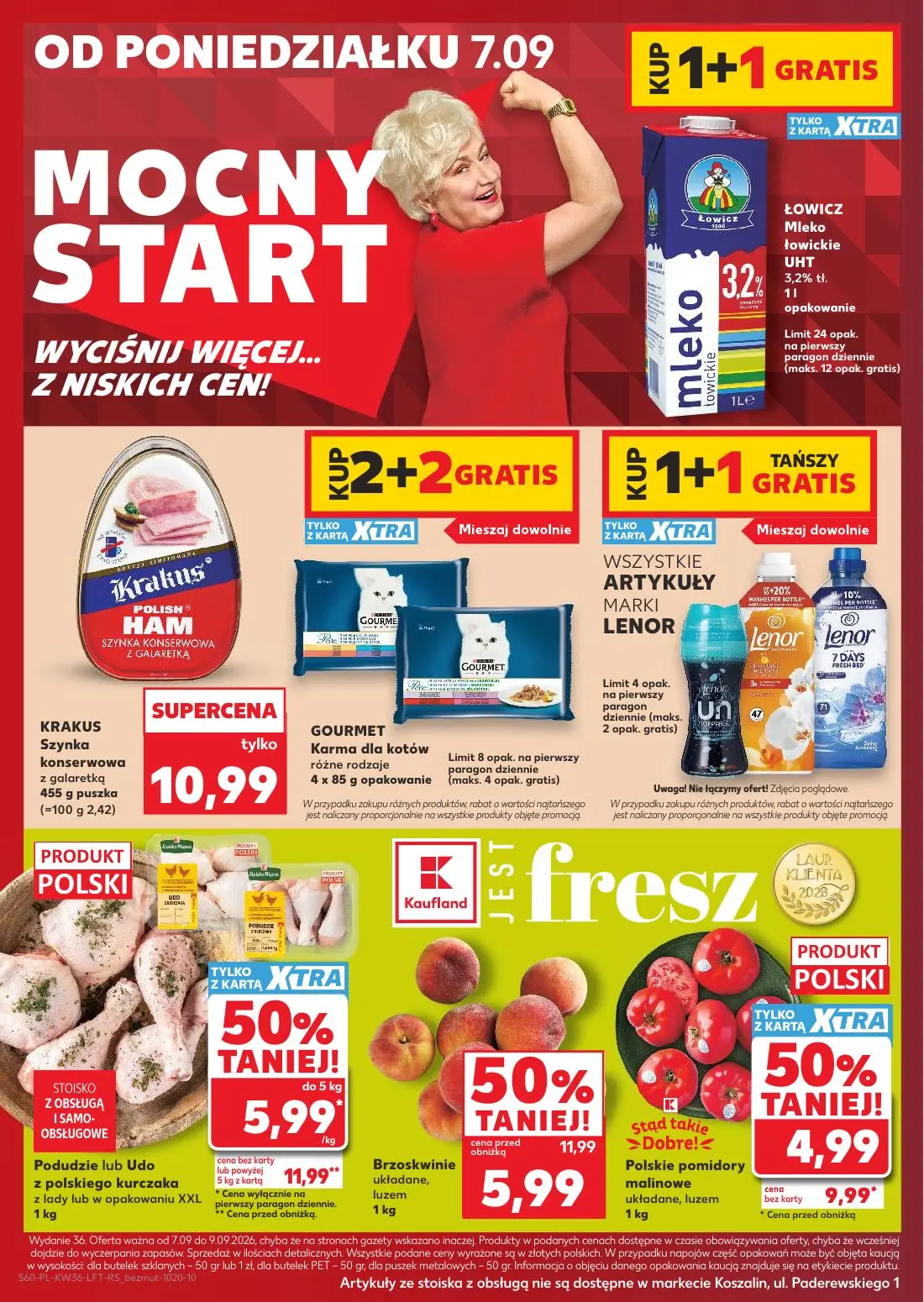 Kaufland gazetka, strona 60 z 61 — Podudzie lub Udo z polskiego kurczaka z lady lub w opakowaniu XXL